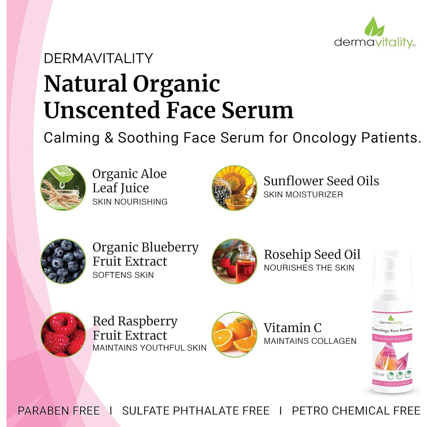 Suero Facial Hidratante Orgánico Sin Fragancia 28g Ultimate Vitality