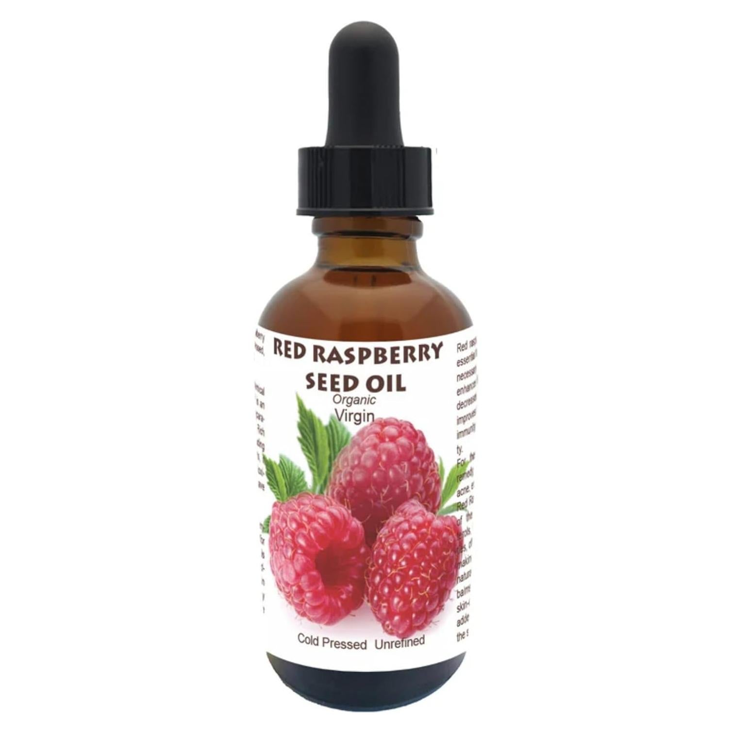 Aceite de Semilla de Frambuesa Roja 100% Puro 60 ml - Mejores Cosméticos Naturales