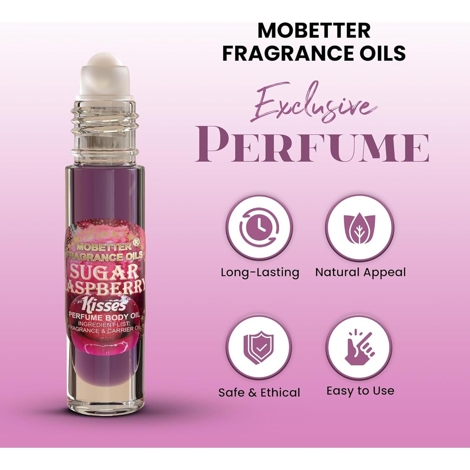 Aceite Corporal Roll-On Azúcar Frambuesa 10ml Mo Mejor