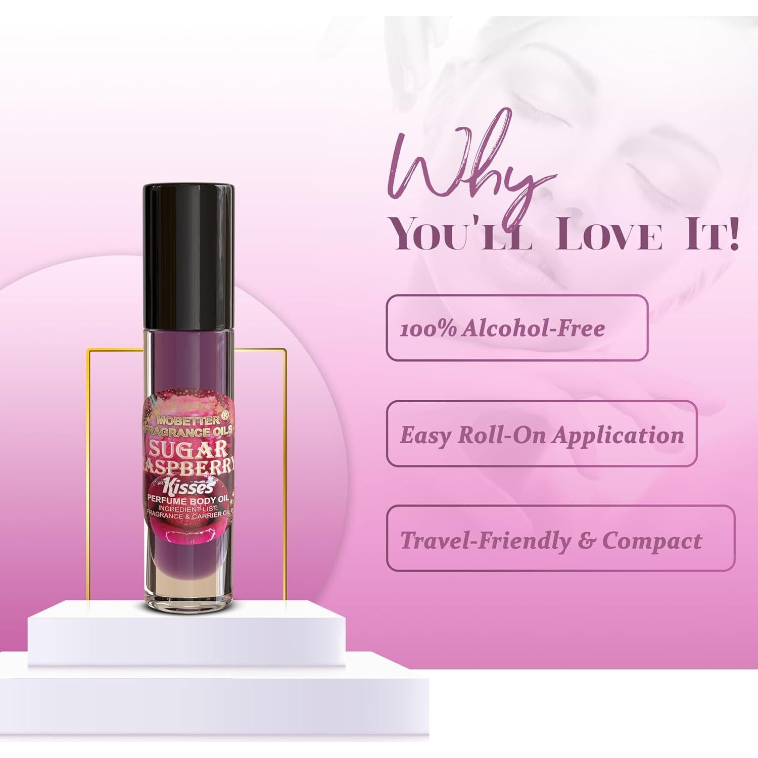 Aceite Corporal Roll-On Azúcar Frambuesa 10ml Mo Mejor