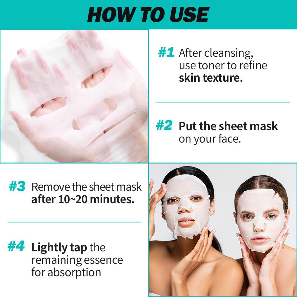 Paquete de 10 Máscaras Faciales EUNYUL 22 ml - Cuidado Piel