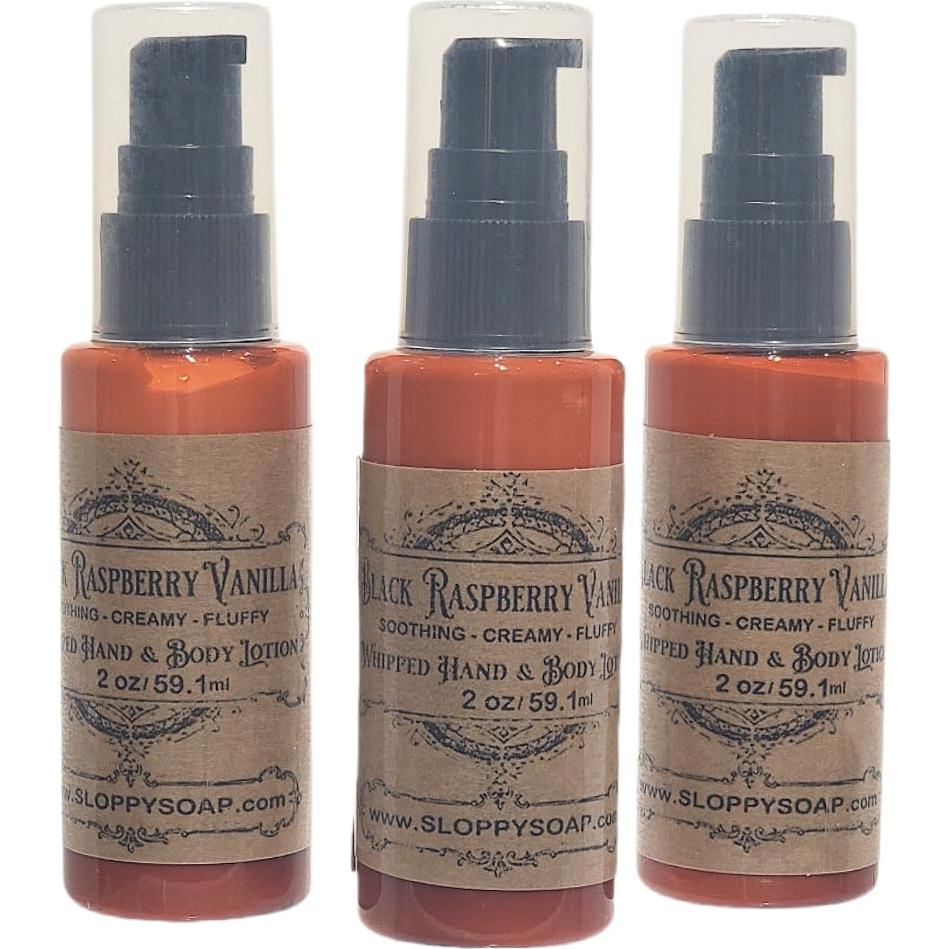 Loción Corporal y de Manos Sloppysoap 59 ml Frambuesa Negra y Vainilla