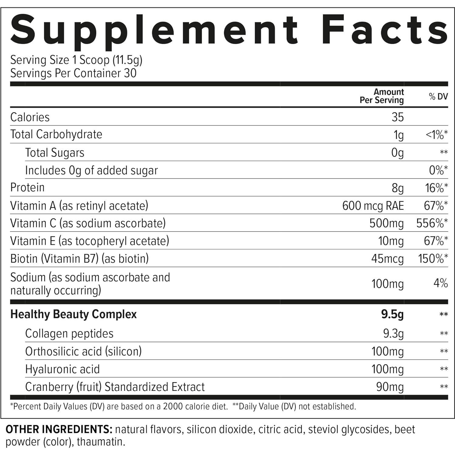 Colágeno Hidrolizado Nutrición Esencial con Ácido Hialurónico 343.5g