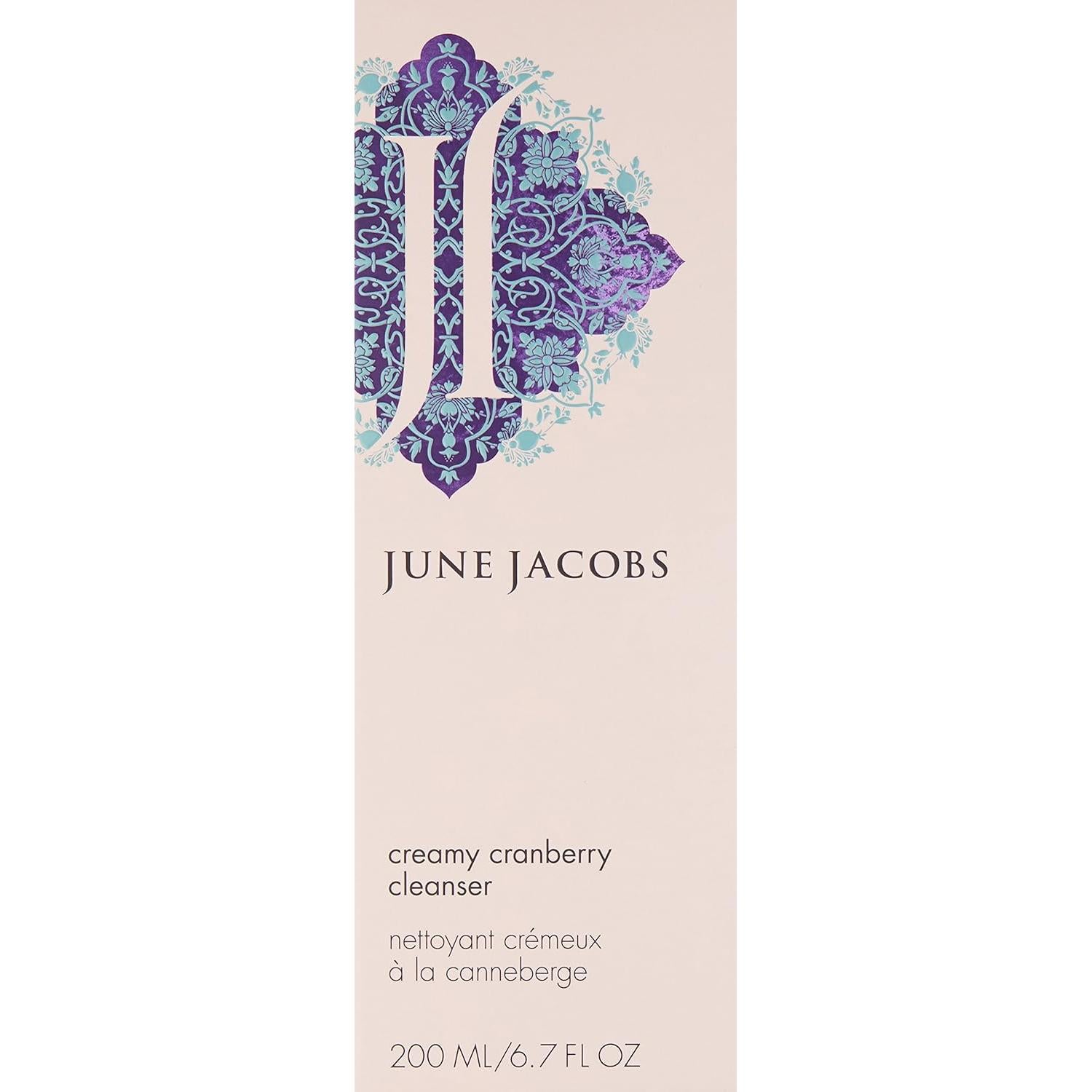 Limpiador Cremoso de Arándano June Jacobs 198 ml