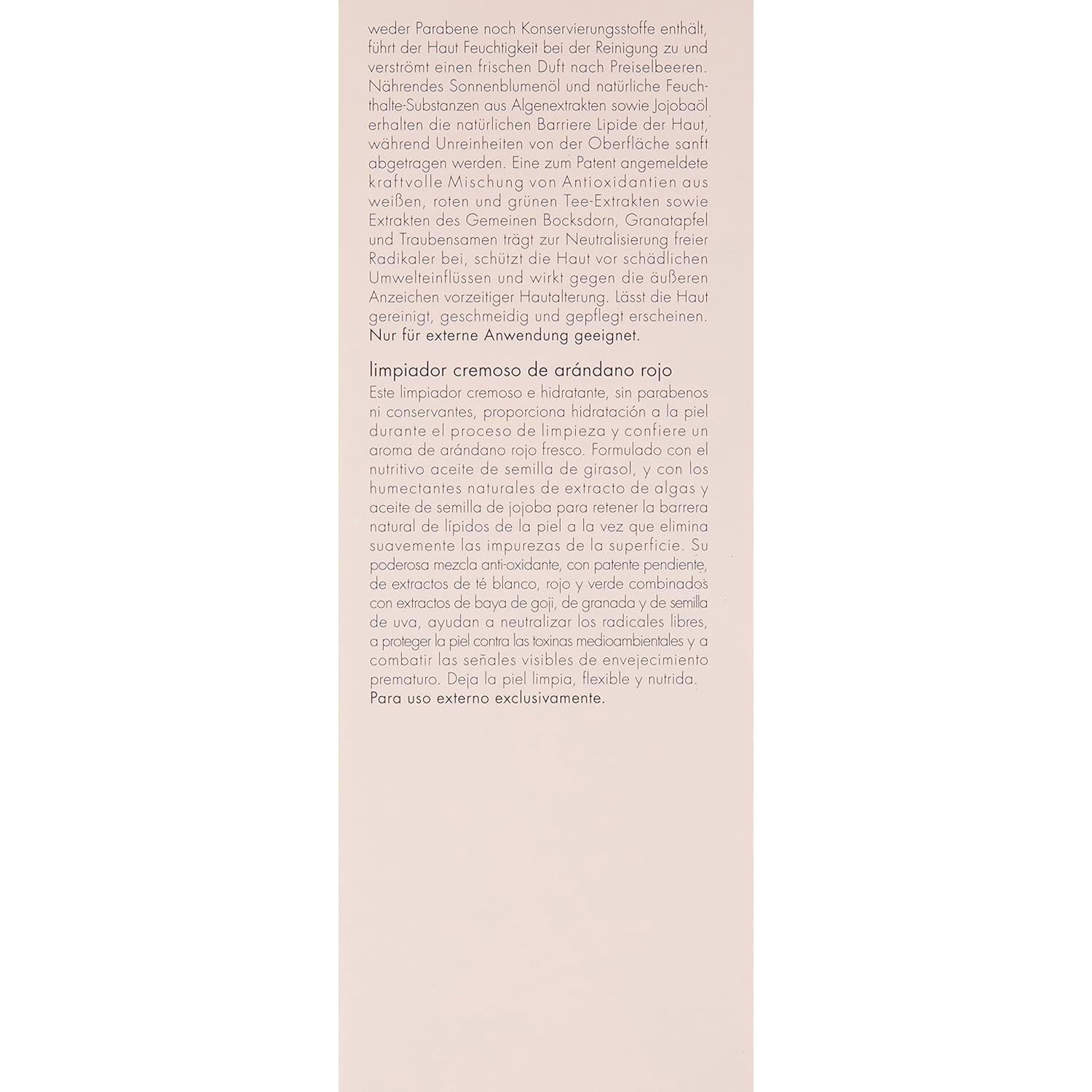 Limpiador Cremoso de Arándano June Jacobs 198 ml