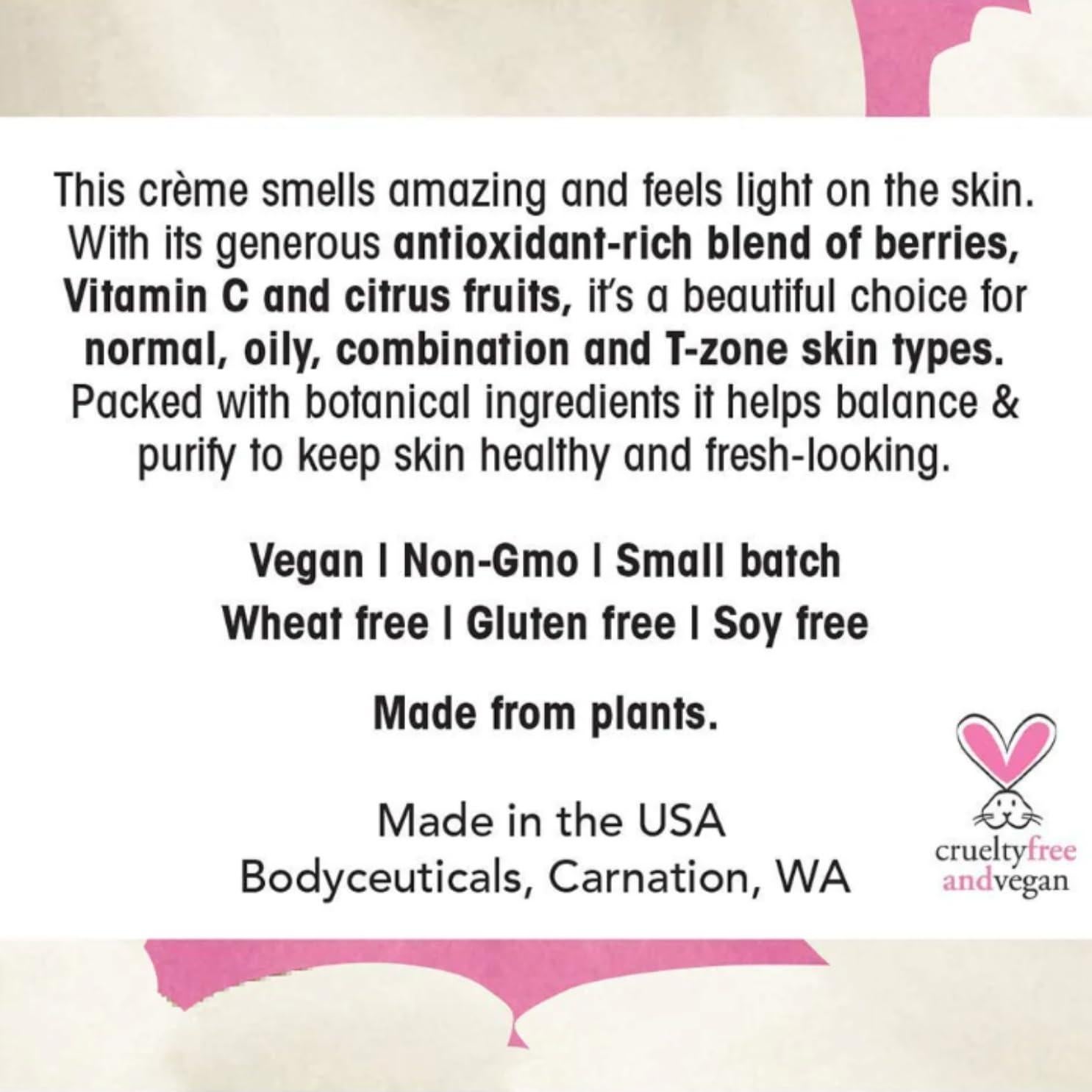 Crema Facial Hidratante Natural The Regatta 56 g - Antioxidantes