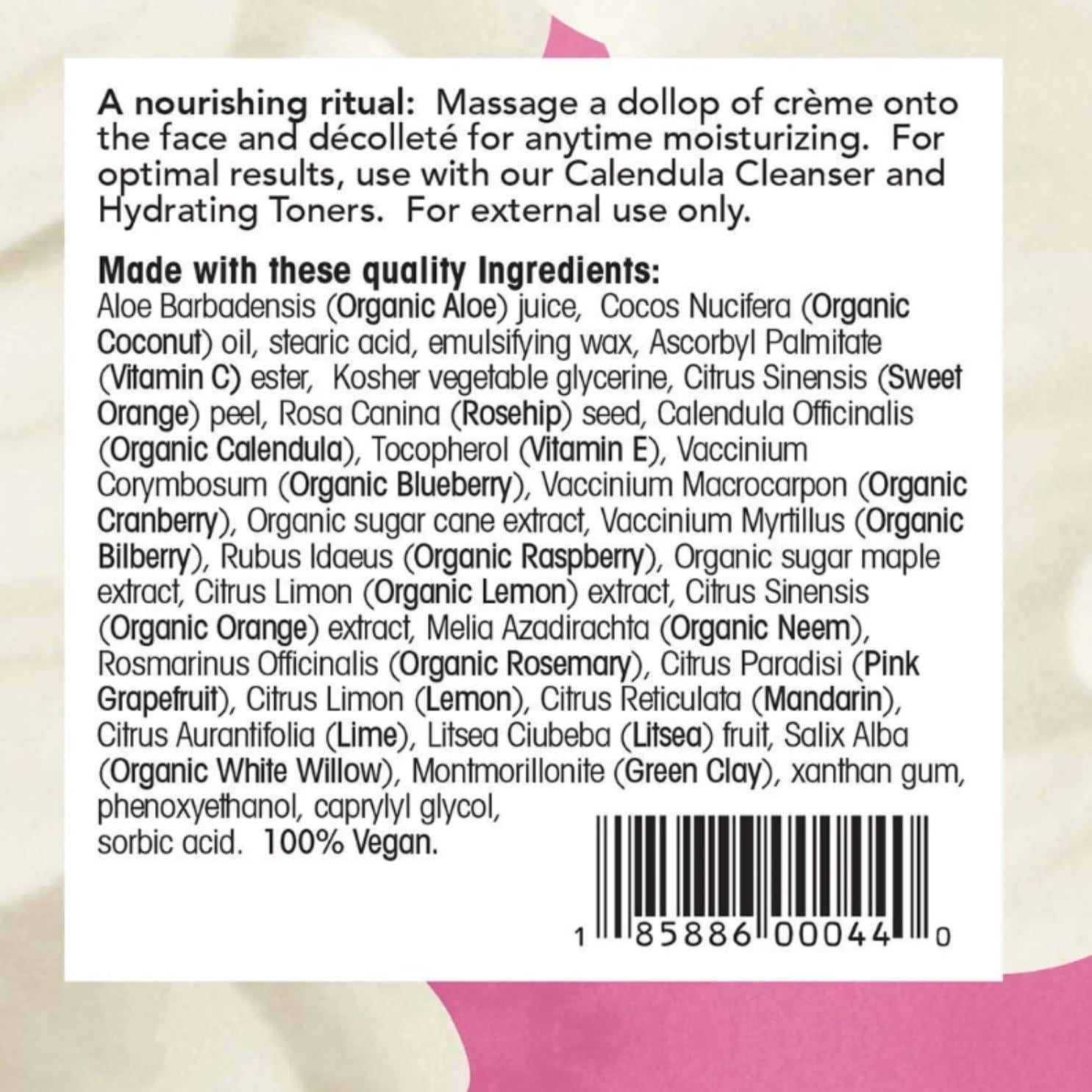 Crema Facial Hidratante Natural The Regatta 56 g - Antioxidantes