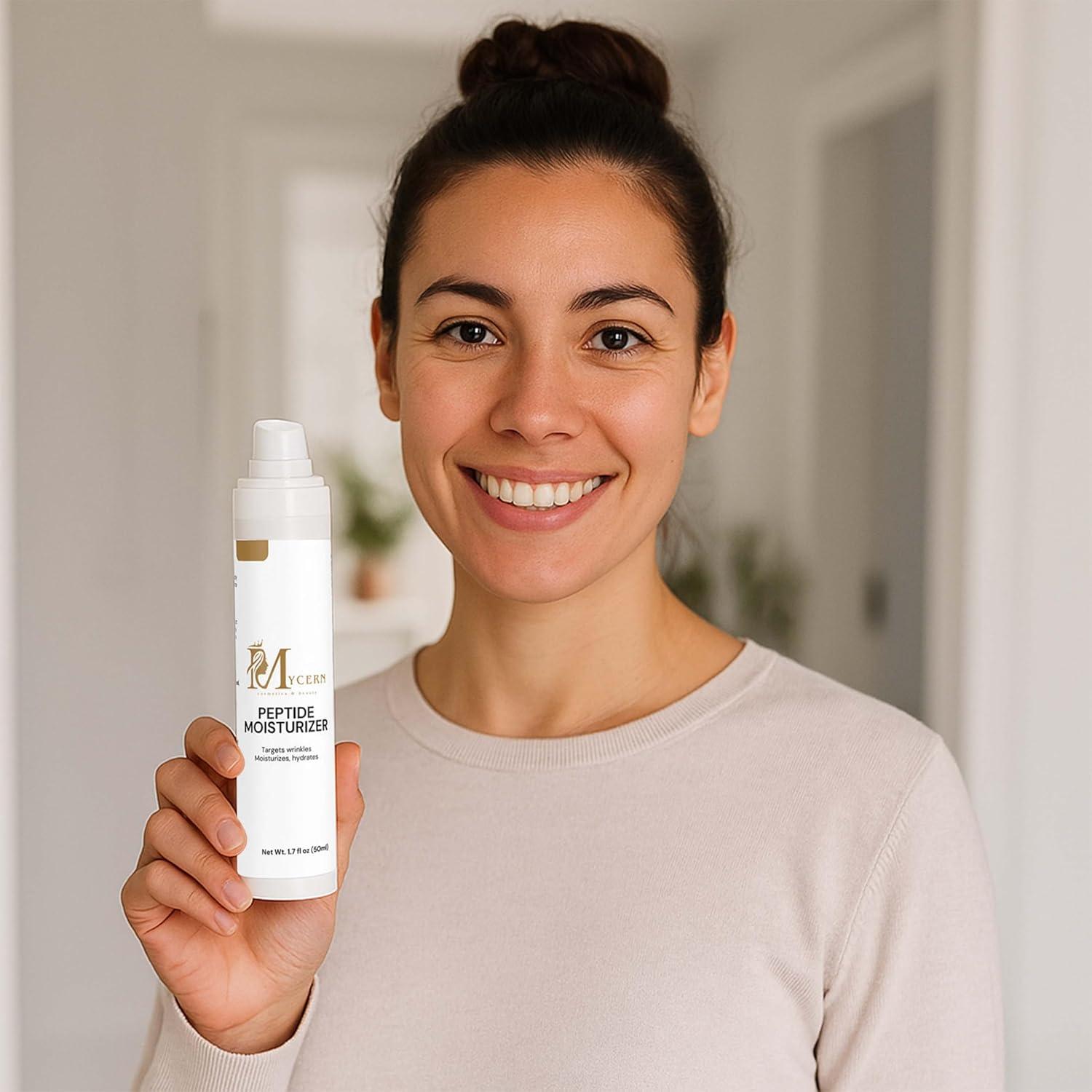 Hidratante Facial de Péptidos Mycern 50 ml - Antienvejecimiento