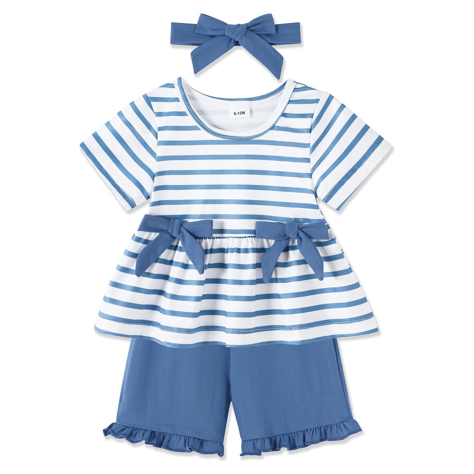 Conjunto de Ropa de Verano YALLET para Niñas 2-3 Años