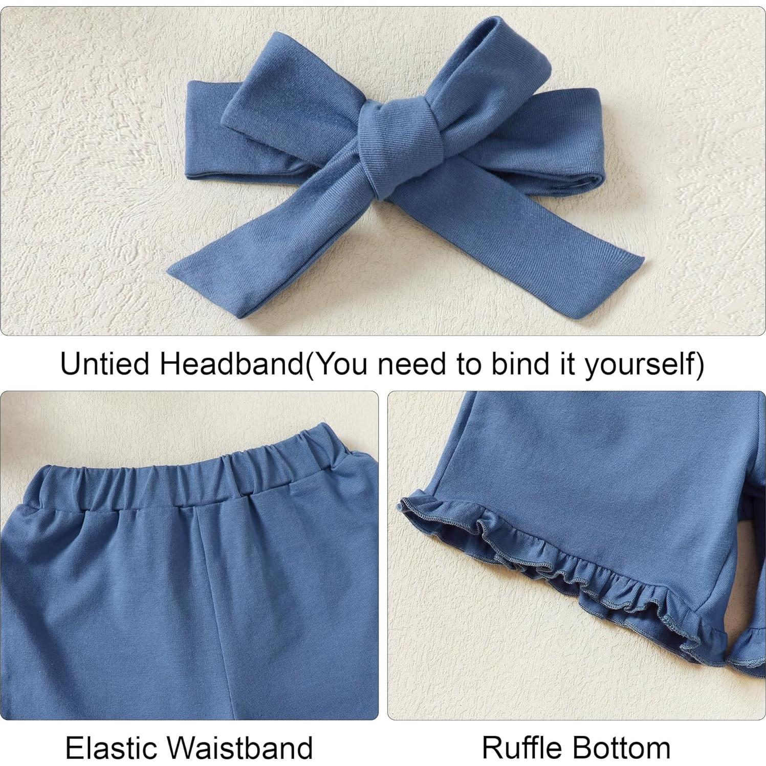 Conjunto de Ropa de Verano YALLET para Niñas 2-3 Años