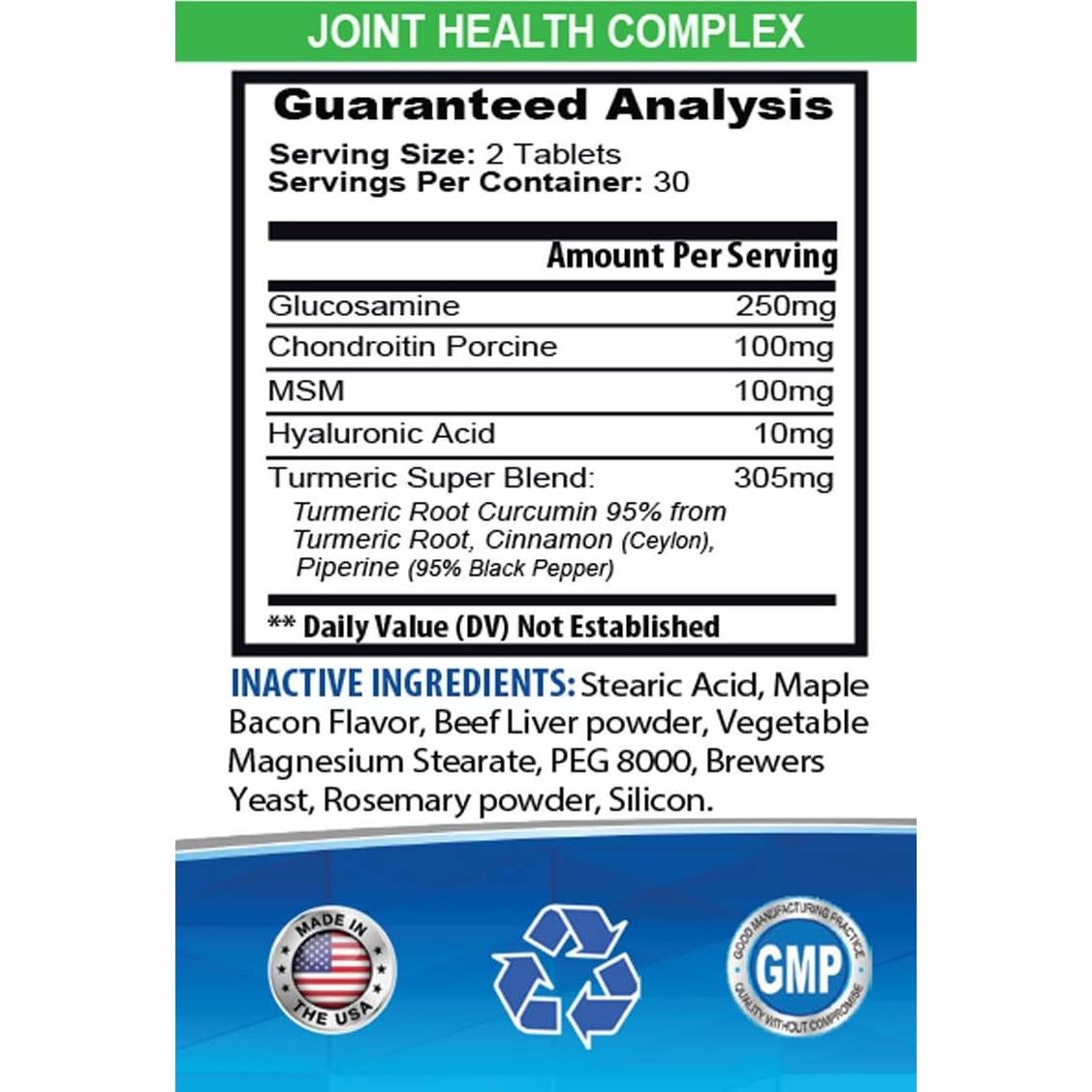 Suplemento Articular para Perros y Gatos - Happy Pet Vitamins - 120 Tabletas