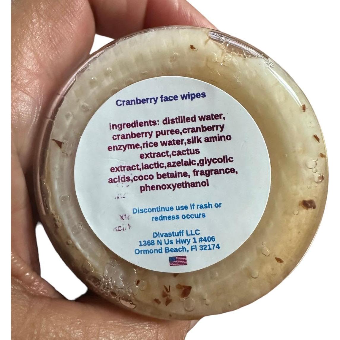 Almohadillas Limpiadoras Faciales Diva Stuff con Arándano - 20 Unidades