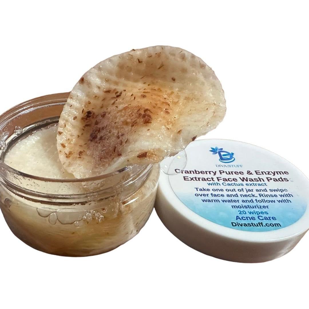 Almohadillas Limpiadoras Faciales Diva Stuff con Arándano - 20 Unidades