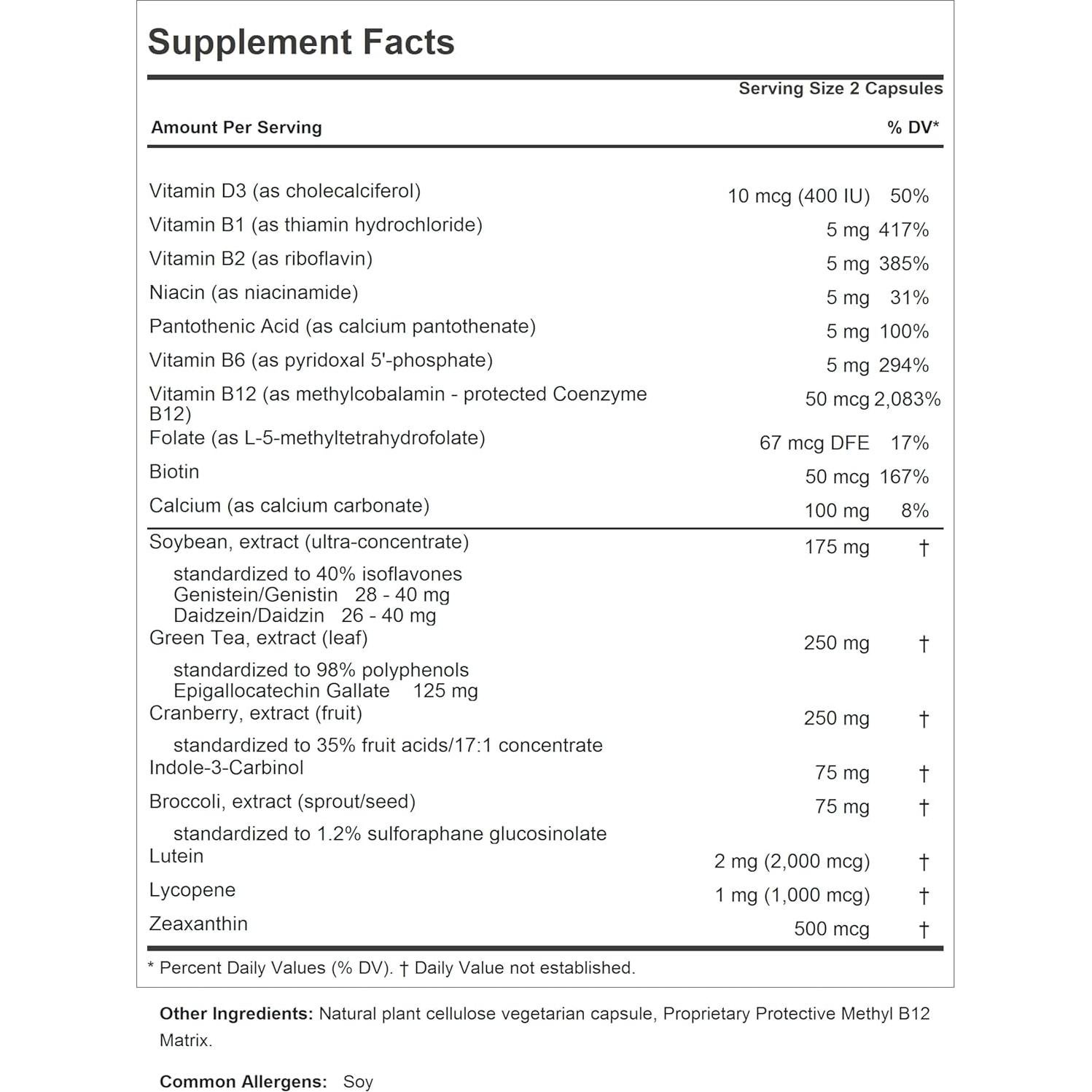Suplemento Bienestar Femenino Andrew Lessman 360 Cápsulas