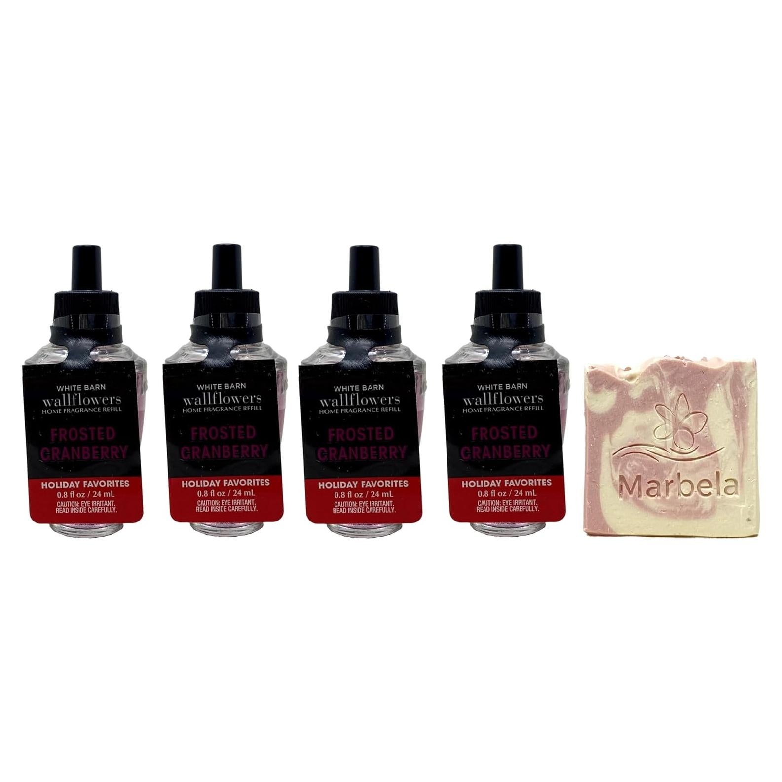 Recargas de Fragancia para el Hogar Baño y Cuerpo 4 Pzs