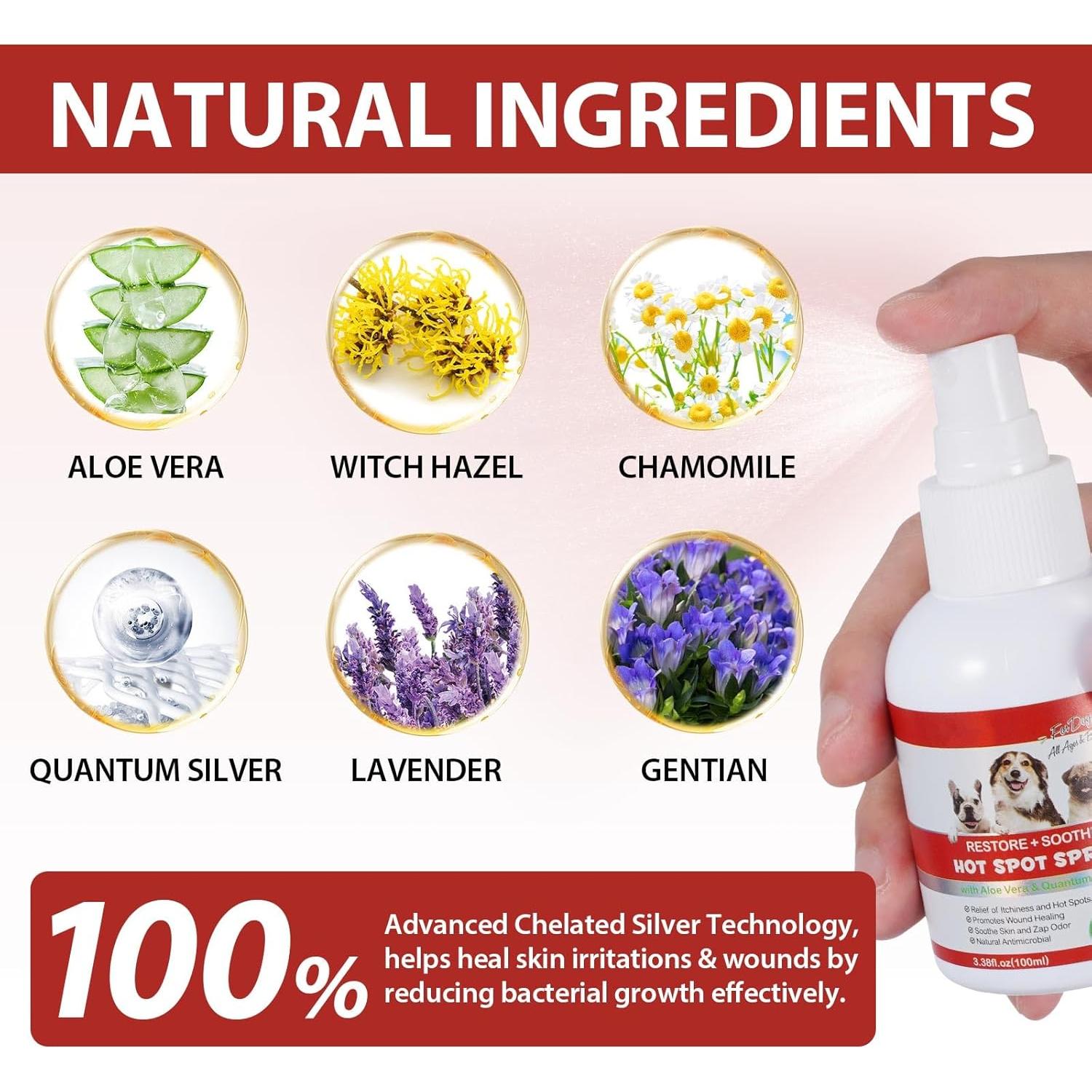 Spray Alivio Picazón para Perros Jinqi 100ml - 2PCS