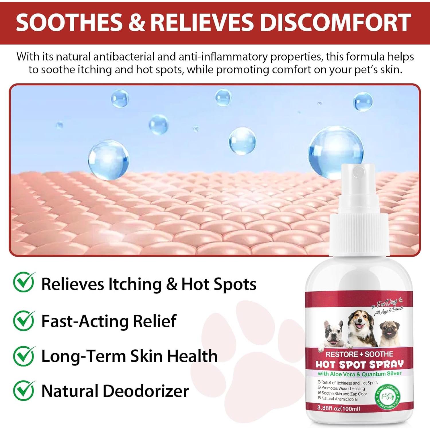 Spray Alivio Picazón para Perros Jinqi 100ml - 2PCS