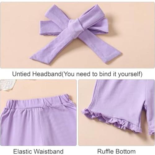 Conjunto Ropa Verano Niña YALLET 3 Piezas 3-4 Años