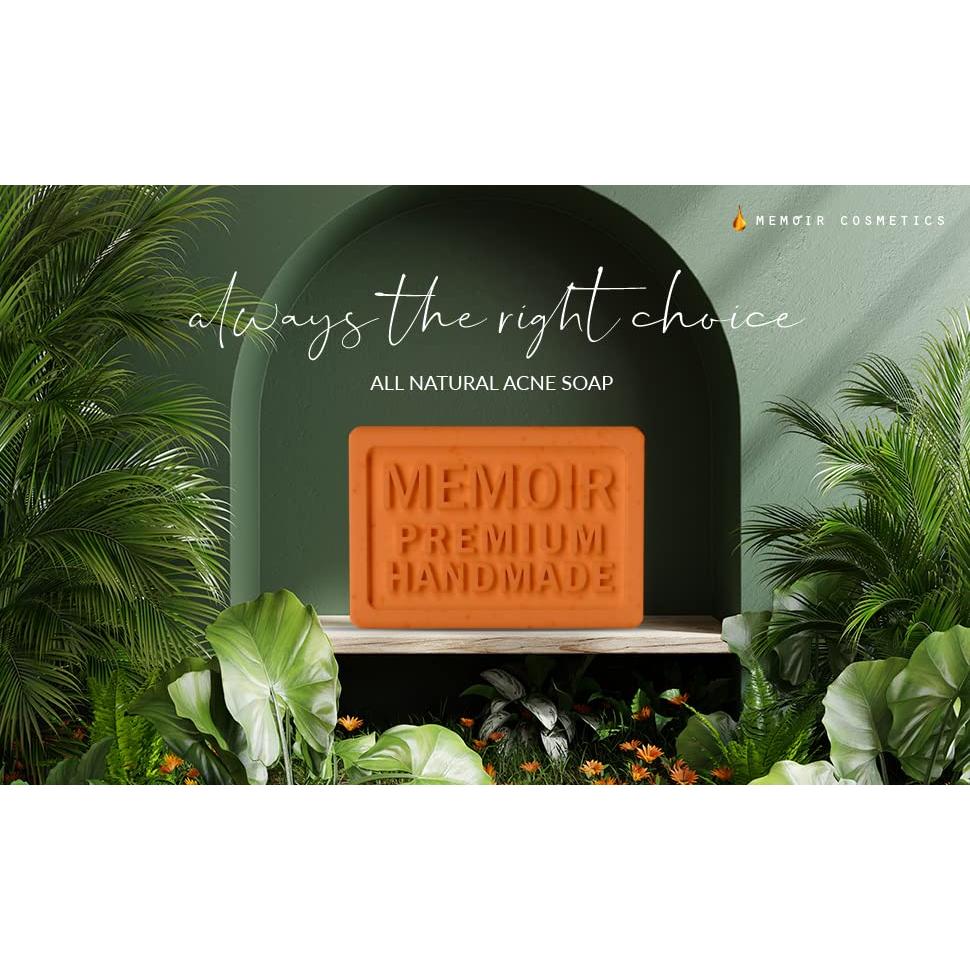 Jabón Natural Memoir para Acné y Piel Sensible 127g