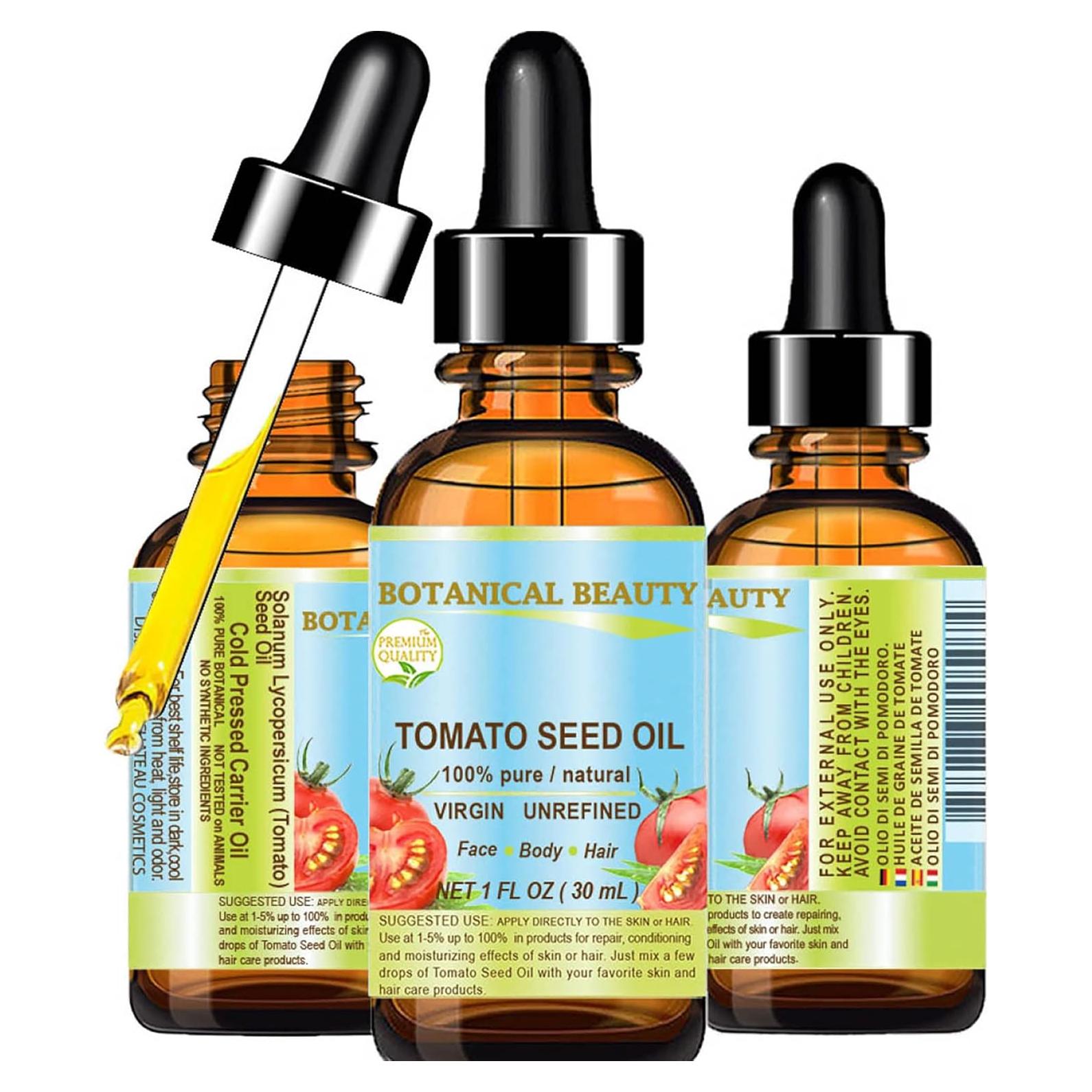 Aceite de Semilla de Tomate 100% Puro Botanical Beauty 30 ml