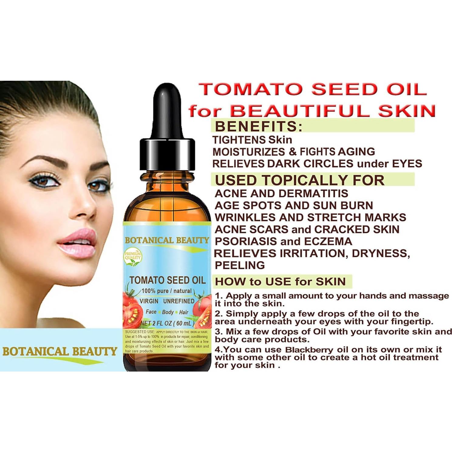 Aceite de Semilla de Tomate 100% Puro Botanical Beauty 30 ml