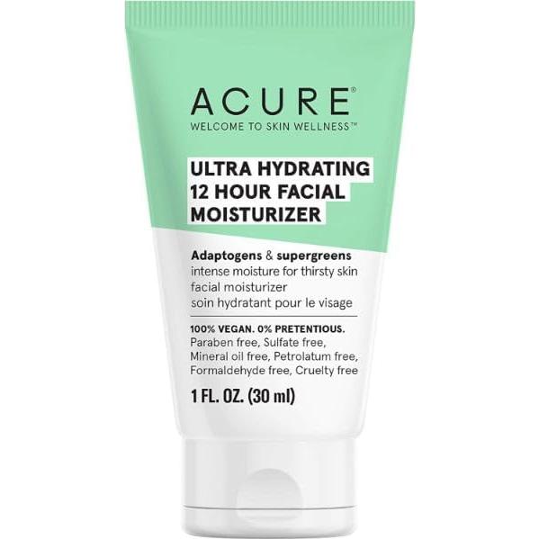 Crema Facial Ultra Hidratante 12 Horas Acure 50 ml Vegana