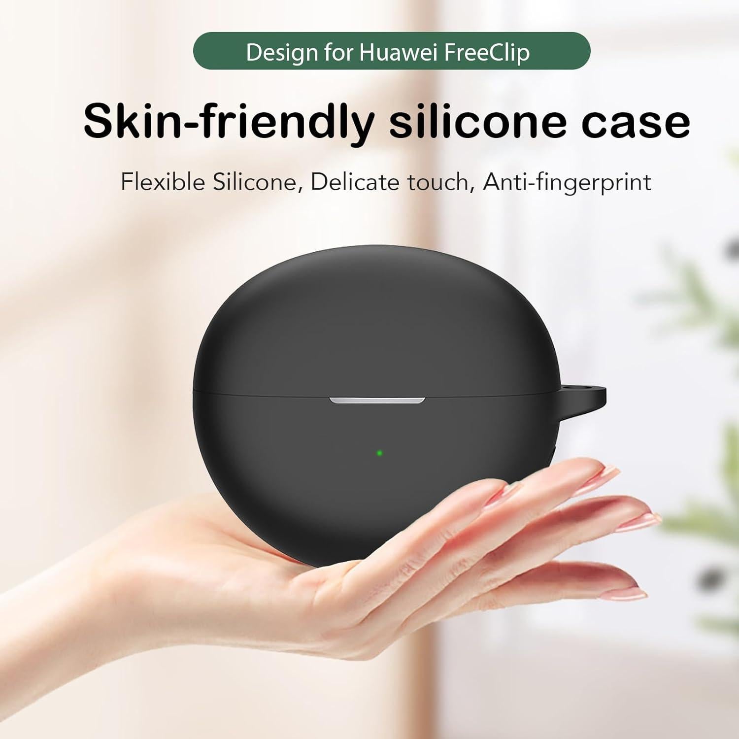 Funda USTIYA para Huawei FreeClip Silicona Protección Total