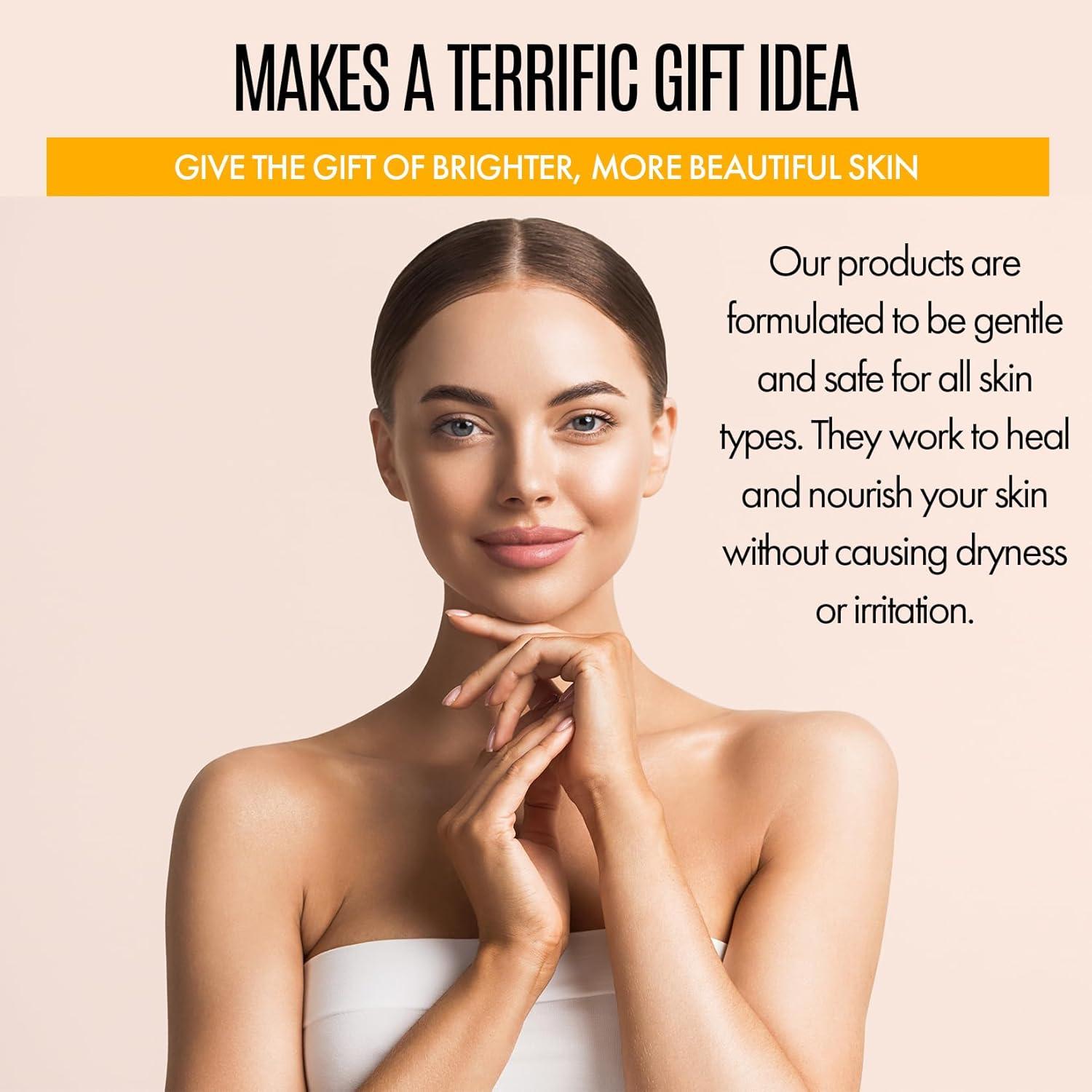 Kit de Cuidado de la Piel Healov con Cúrcuma - 4 Productos