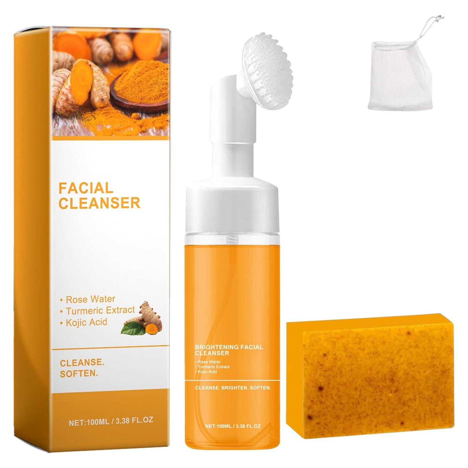 Juego de Limpieza Facial de Cúrcuma Hadaclub - 2 Piezas