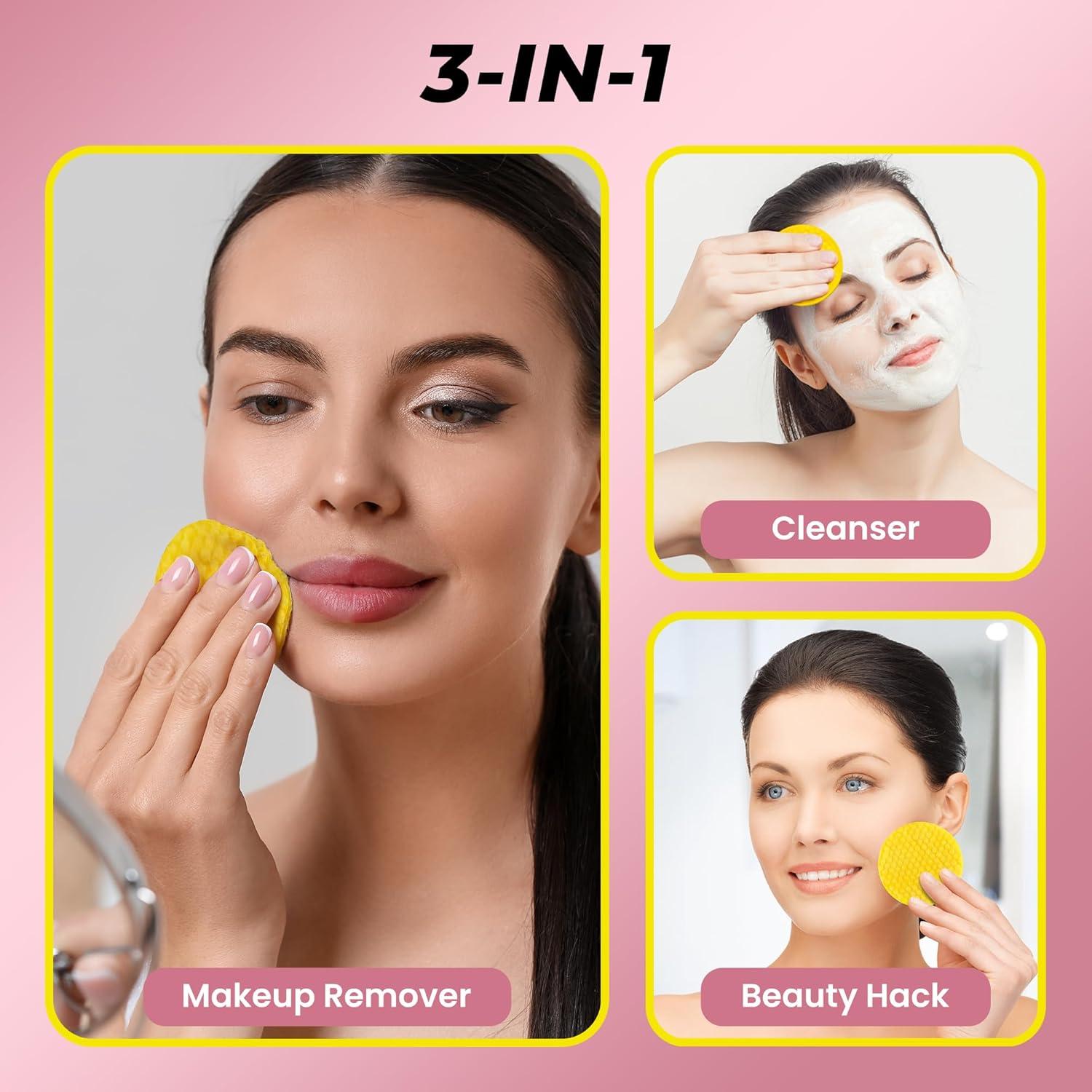 Discos Limpiadores MONIER con Ácido Kójico y Cúrcuma - 50 Unidades