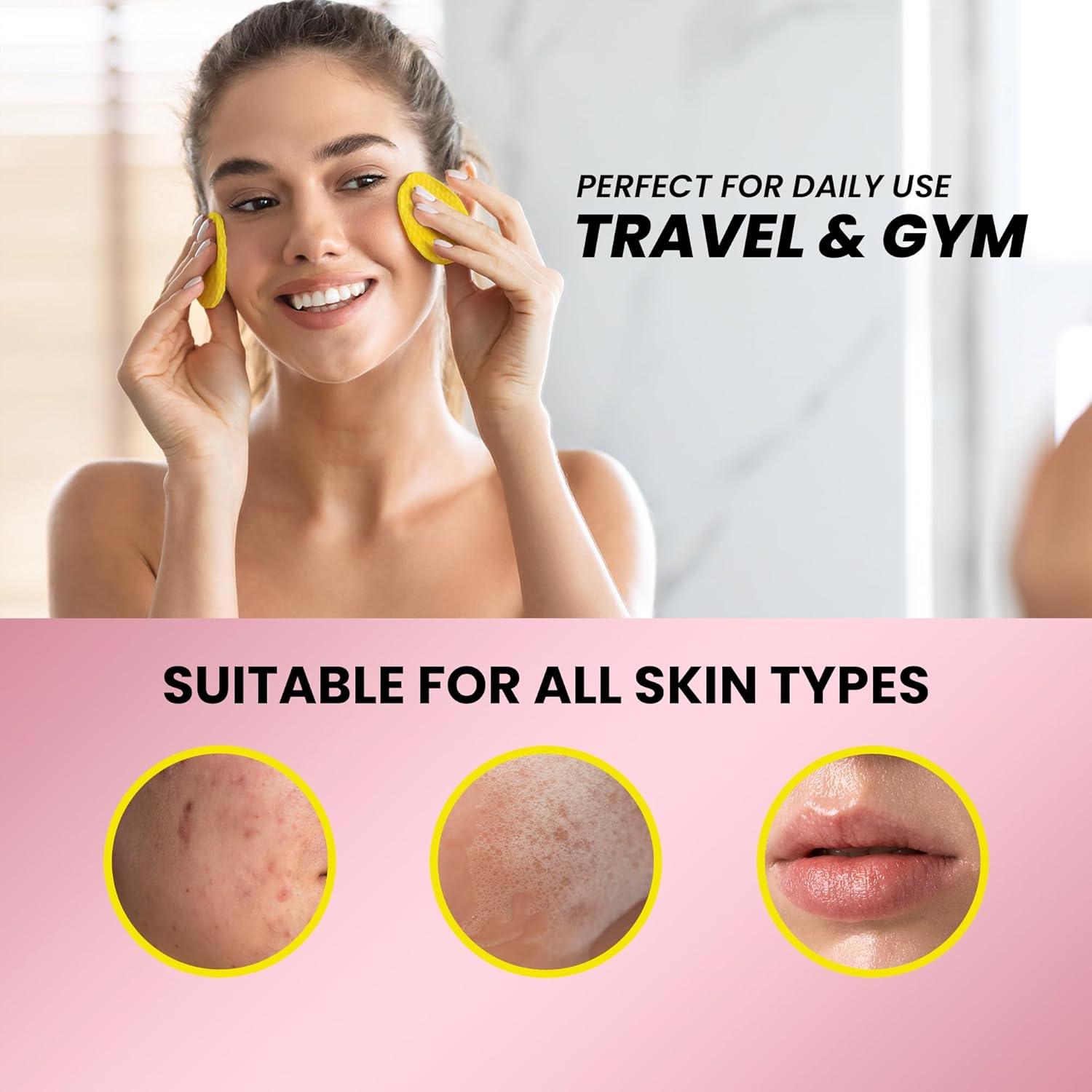 Discos Limpiadores MONIER con Ácido Kójico y Cúrcuma - 50 Unidades