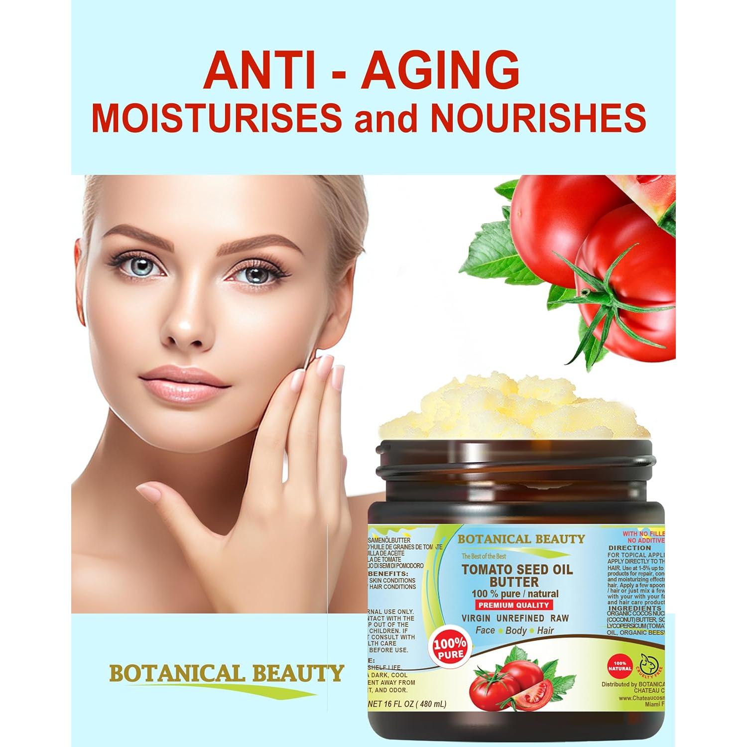 Manteca de Aceite de Semilla de Tomate Belleza Botánica 120 ml