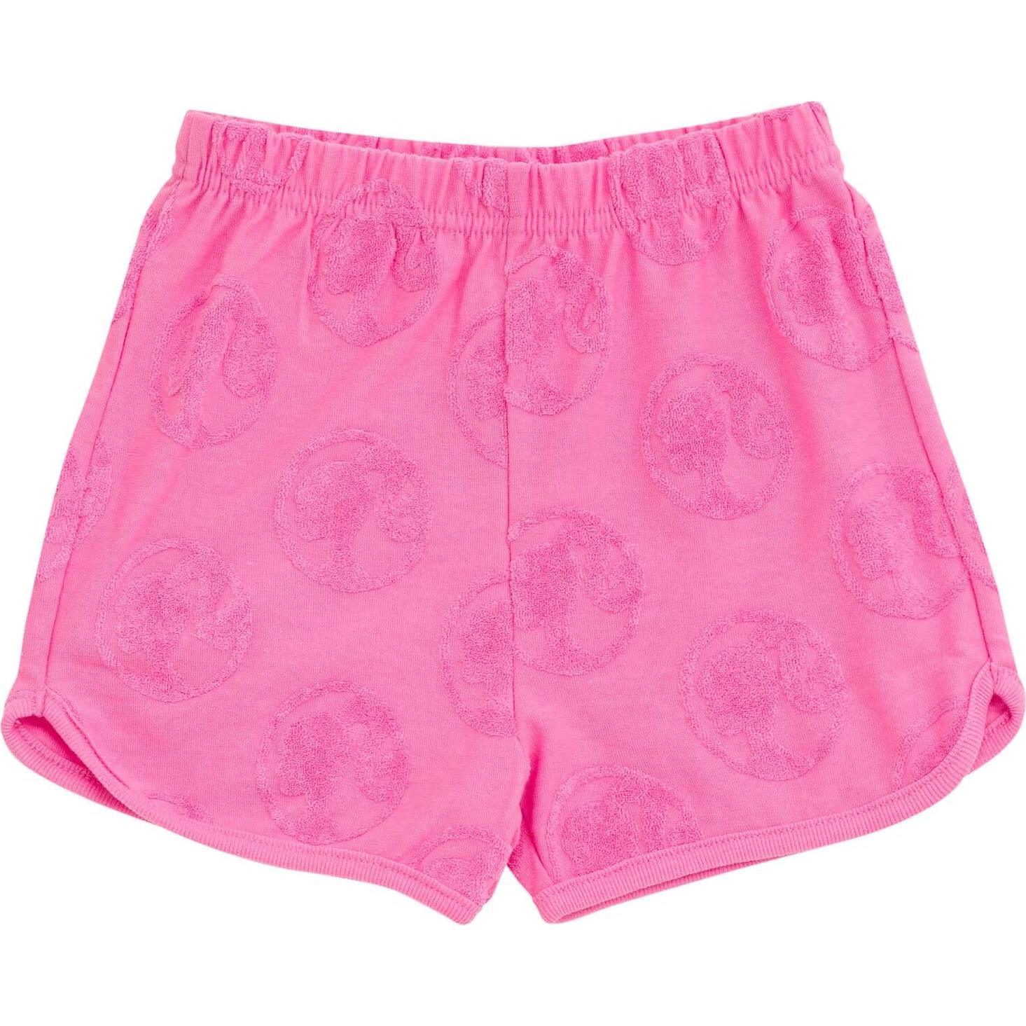 Conjunto Barbie Niñas Camiseta y Pantalones Cortos Rosa