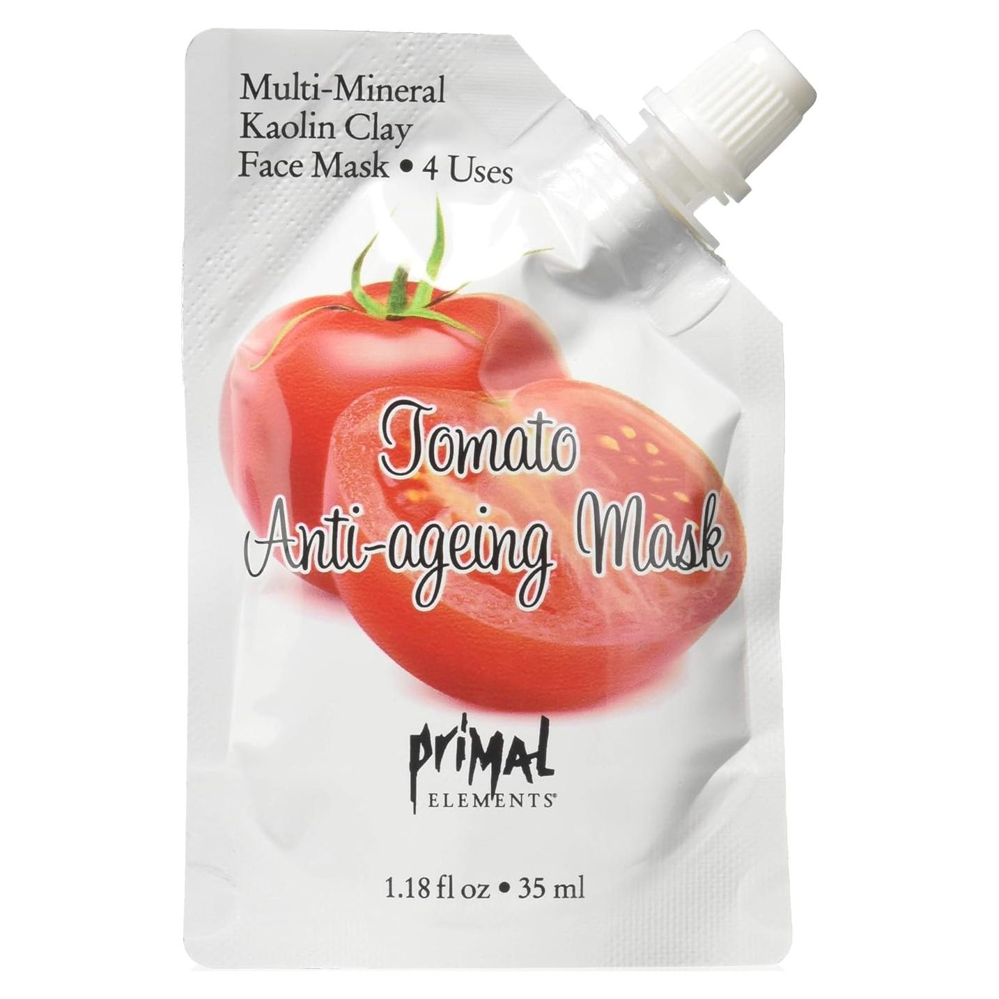 Mascarilla Facial Primal Elements 33.4g Tomate Antienvejecimiento