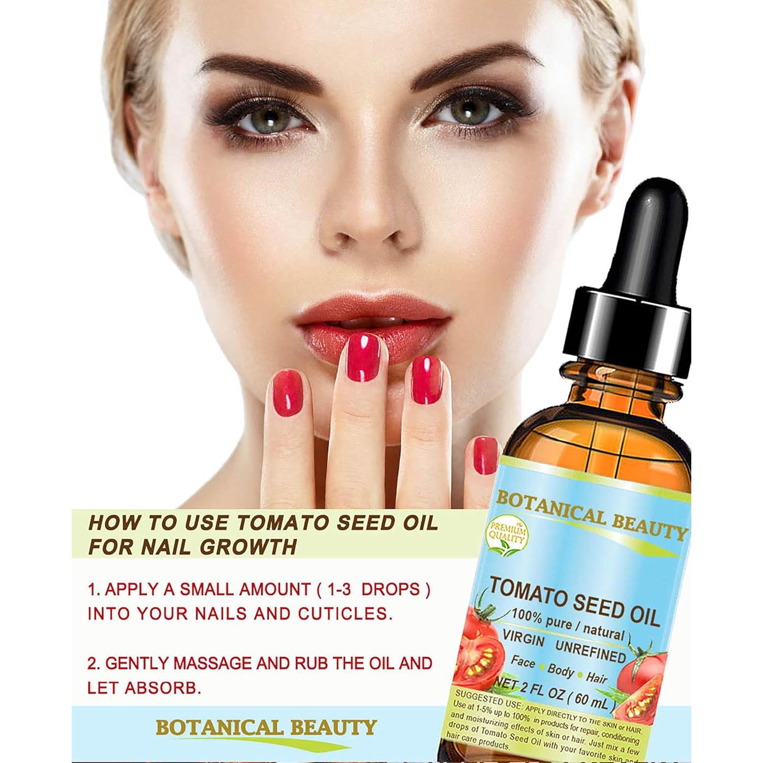 Aceite de Semilla de Tomate 100% Puro Botanical Beauty 60 ml