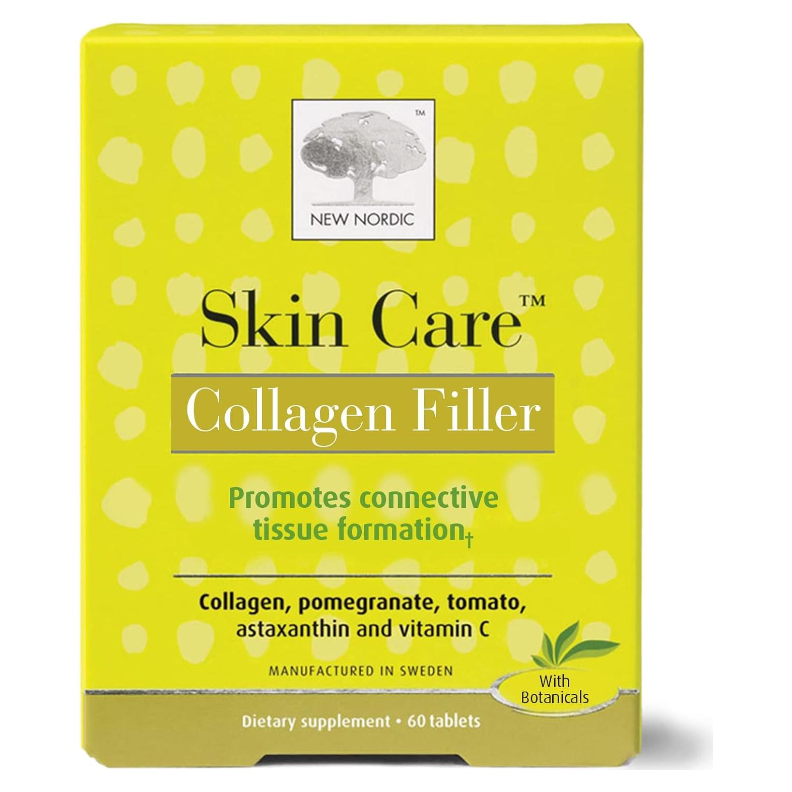 Tabletas de Colágeno Marino Nuevo Nordic 60 Unidades con Vitamina C