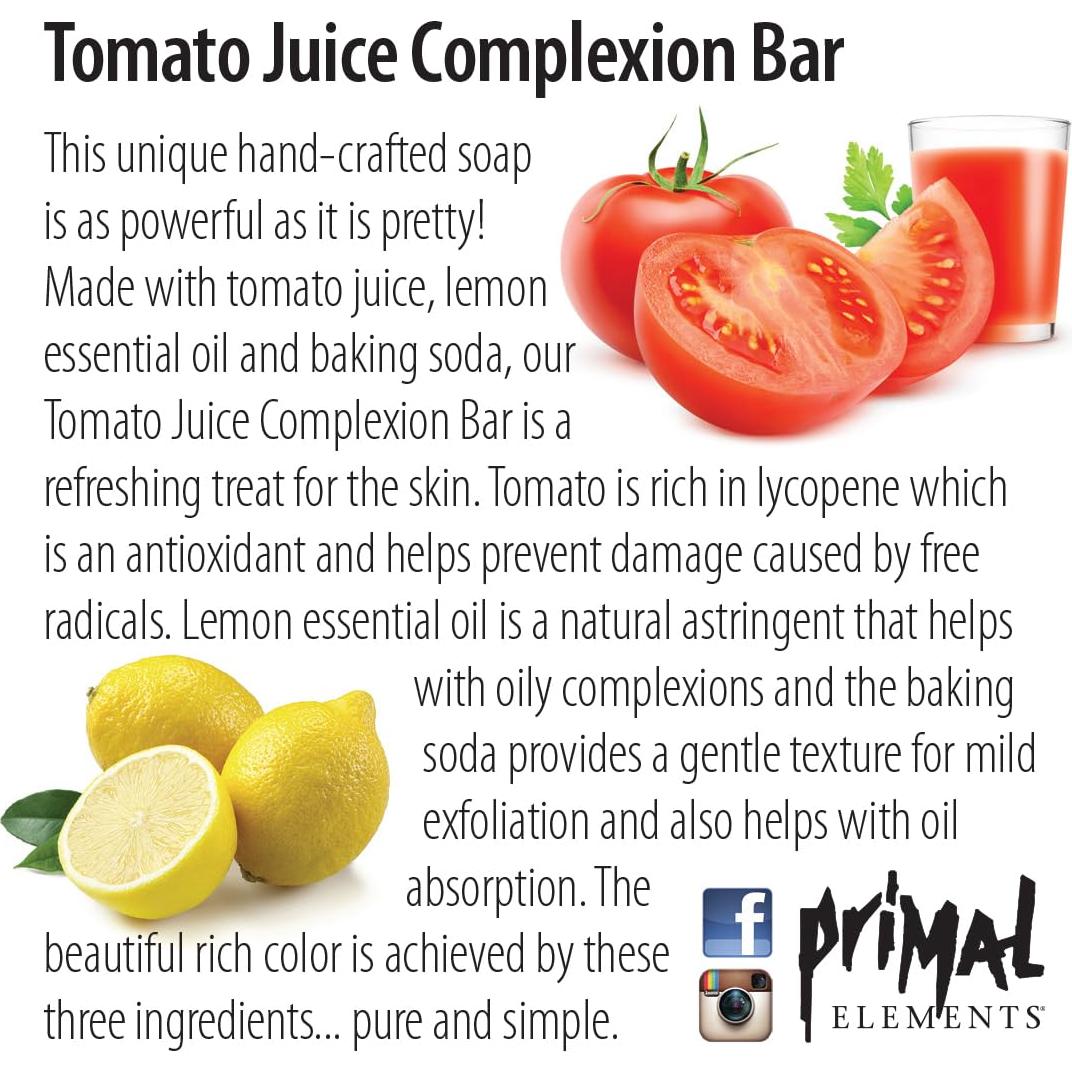 Jabón en barra Primal Elements 2.5 kg Jugo de Tomate
