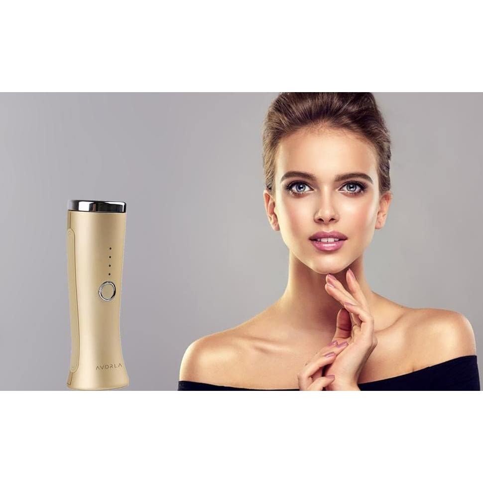 Varola Varita de Terapia Facial Luz Roja Antienvejecimiento Oro