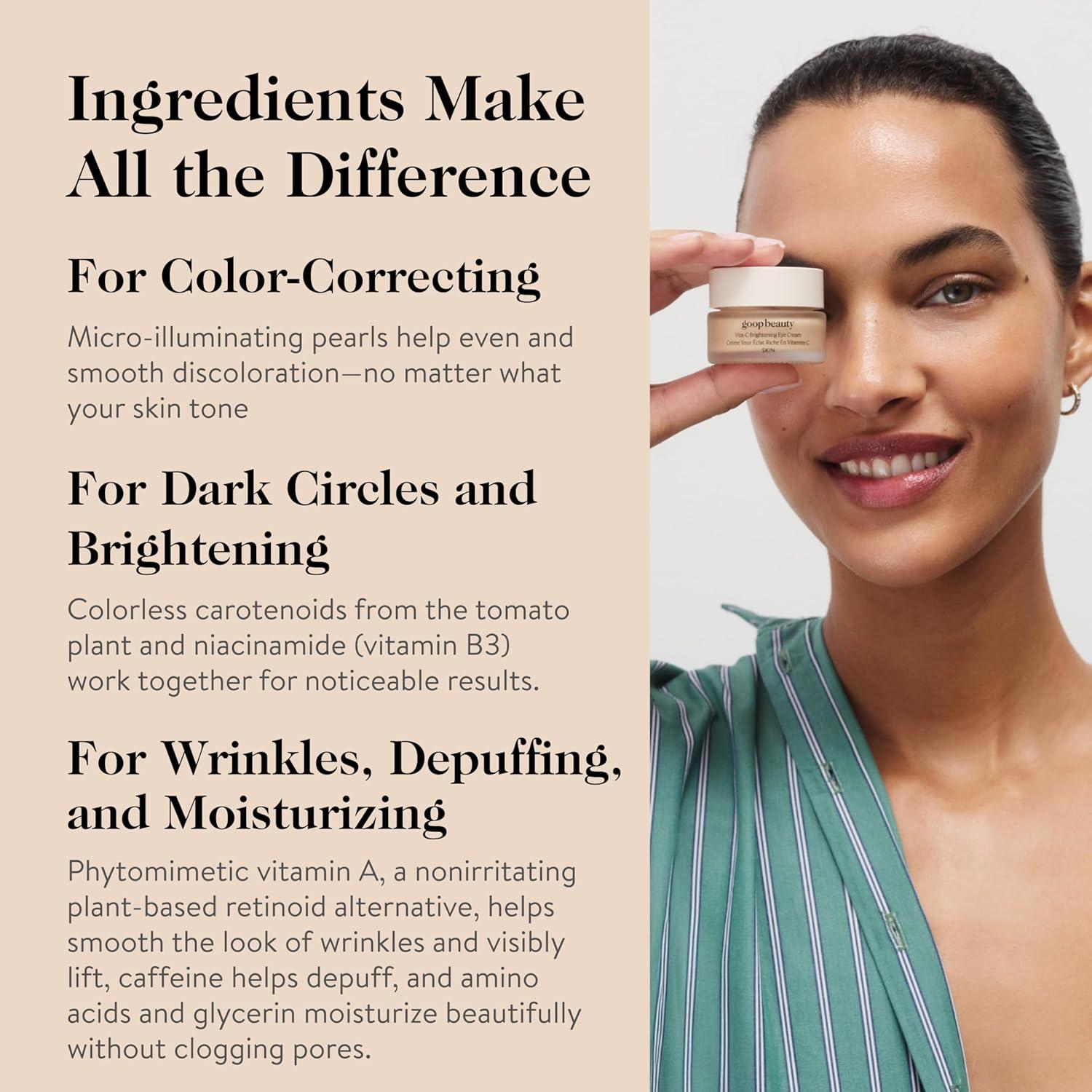 Crema para Ojos Goop Beauty Vitamina C 14.79 ml Iluminadora