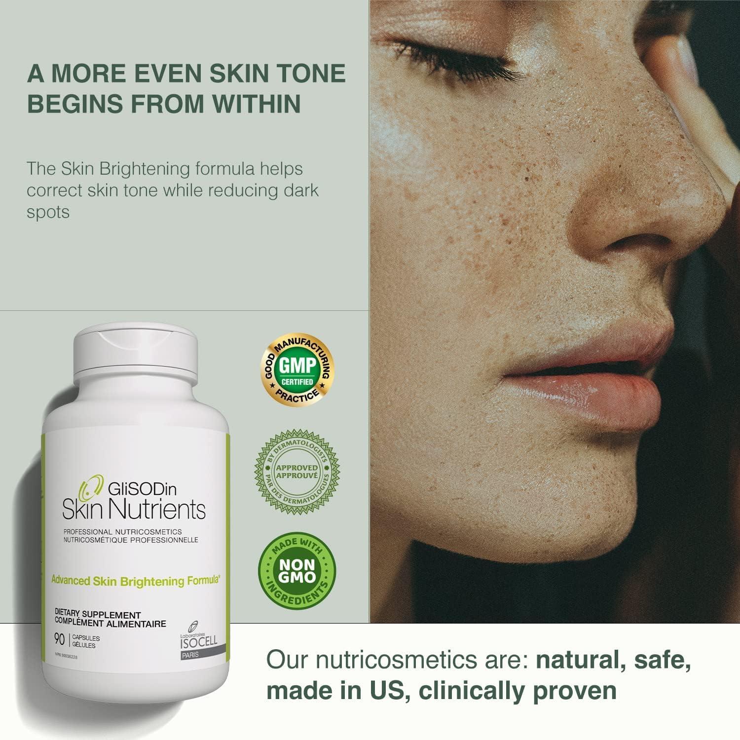 Suplemento Iluminador de Piel GliSODin - 90 Cápsulas