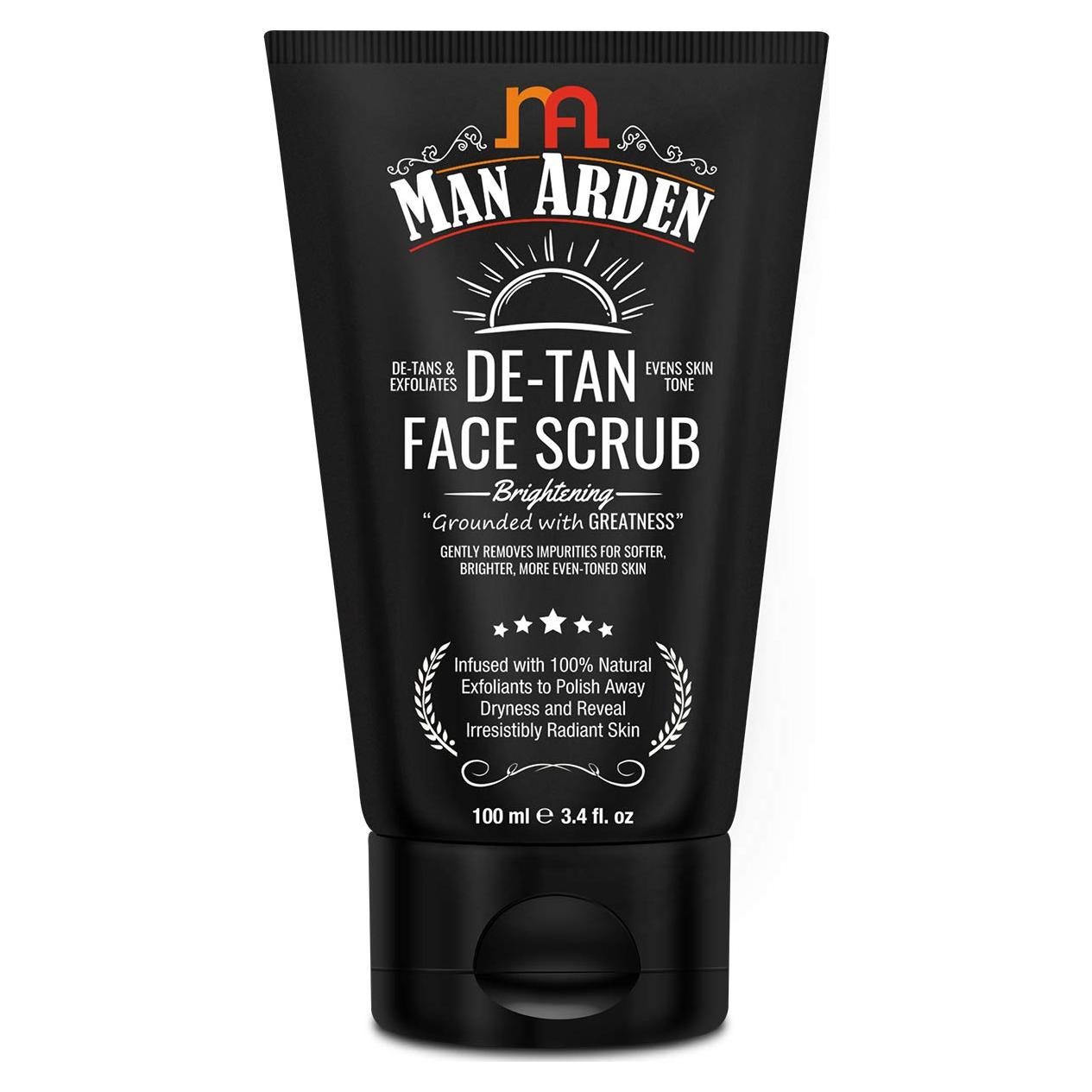 Exfoliante Facial Iluminador Man Arden 100ml - Elimina Bronceado