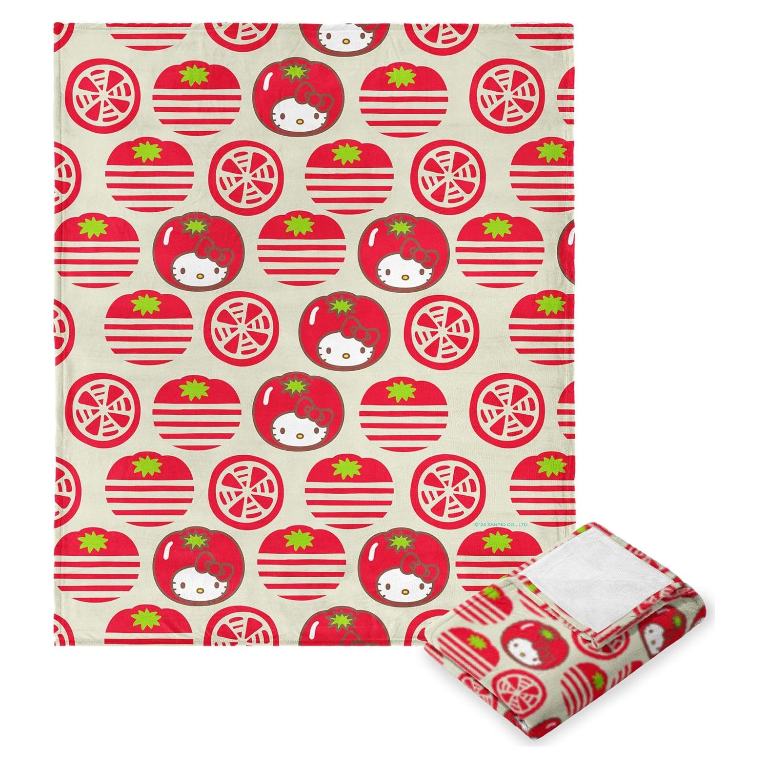 Manta de Toque de Seda Hello Kitty Northwest 127x152 cm Chica Tomate