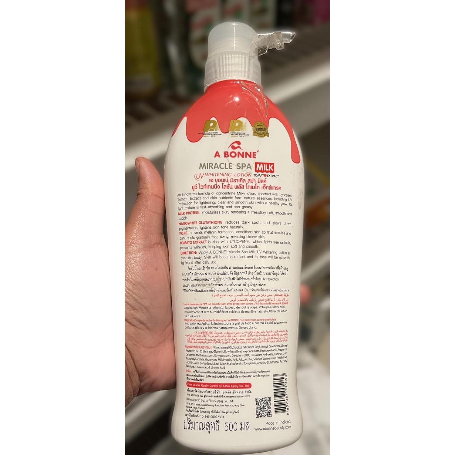 Loción Hidratante SPA Miracle Bonnie 500 ml - Rápida Absorción