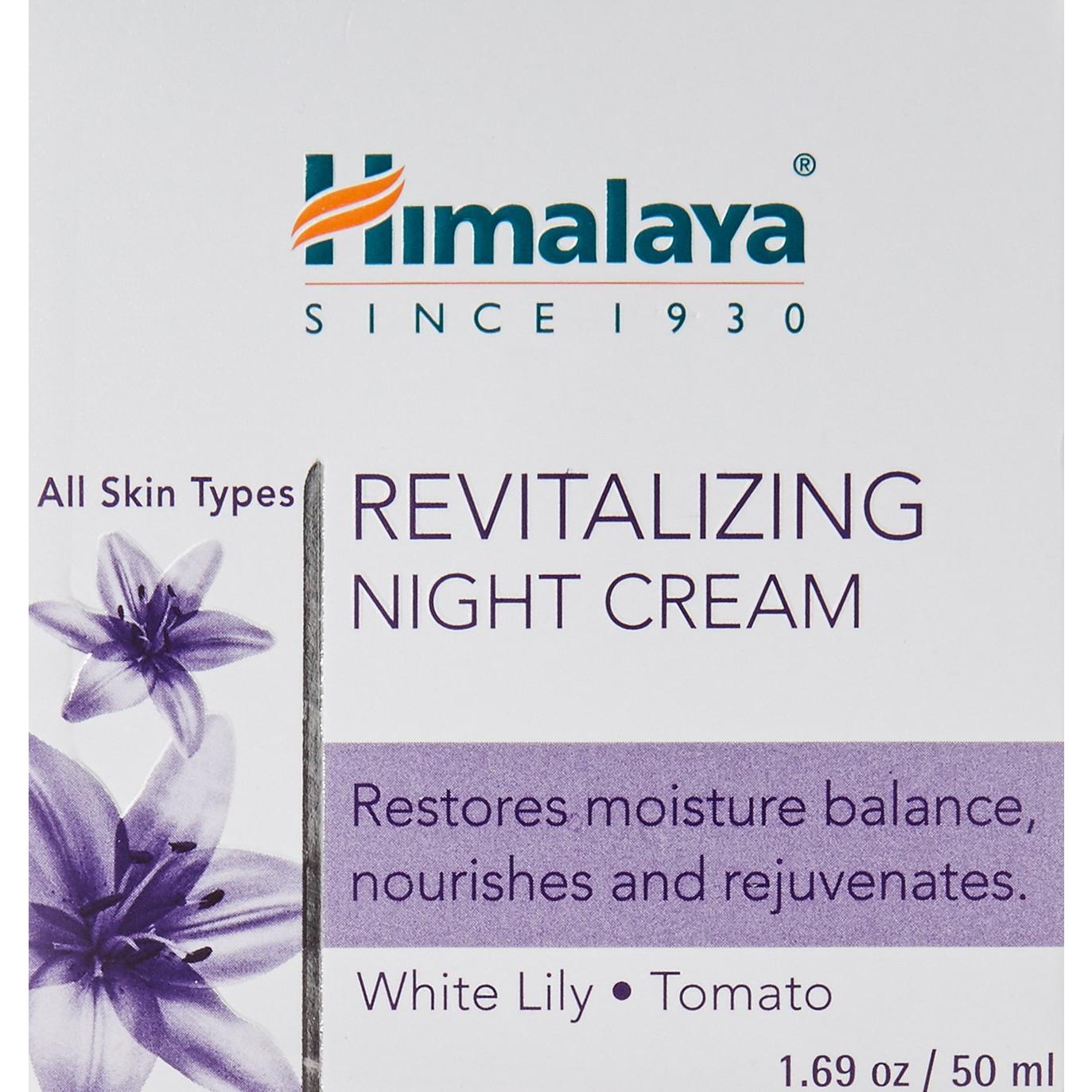 Crema Nocturna Revitalizante Himalaya 50ml para Piel Envejecida
