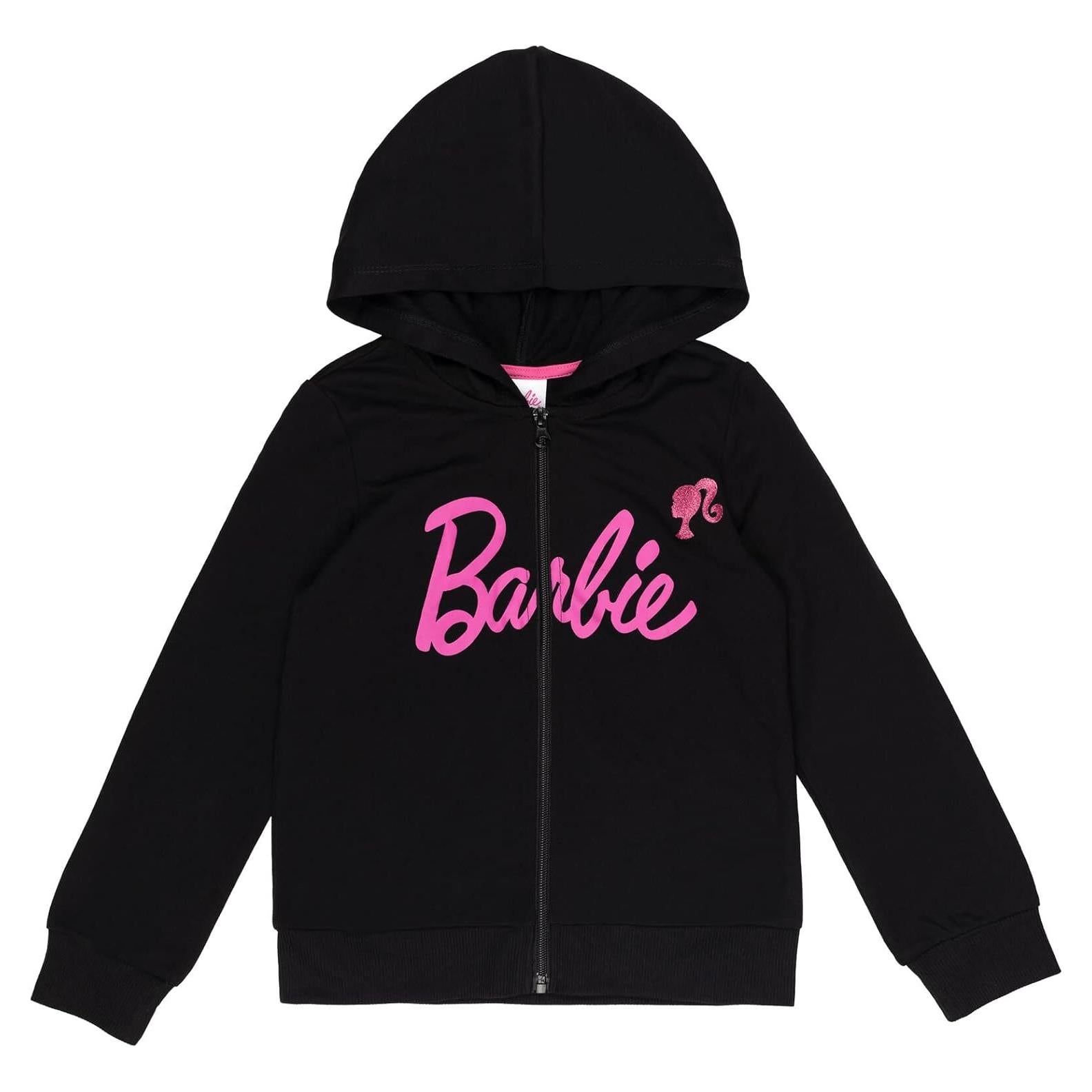 Sudadera con Capucha Barbie para Niñas 10-12 Años Negra