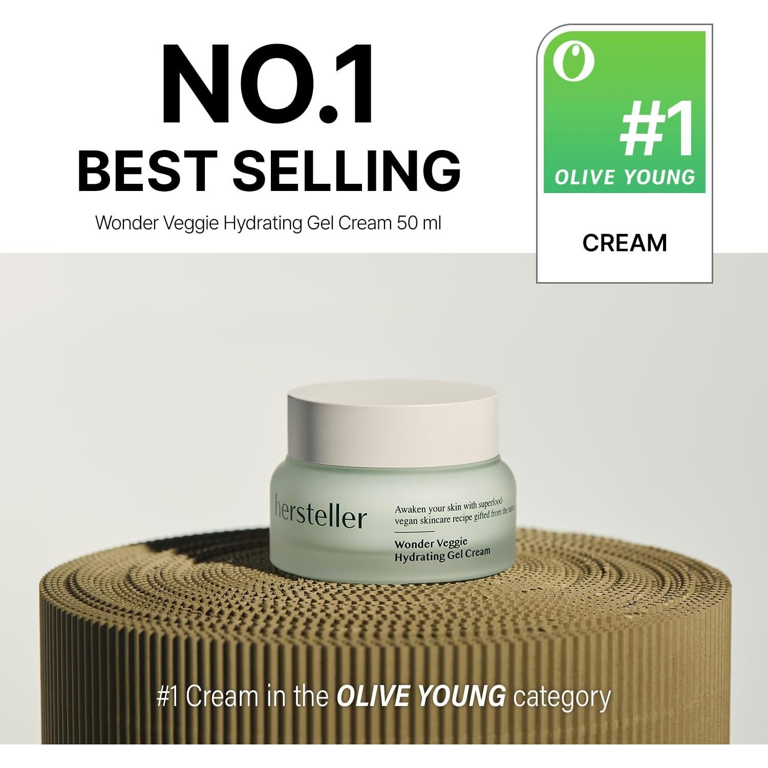 Crema Hidratante en Gel Wonder Veggie 50ml - Vegana y Natural