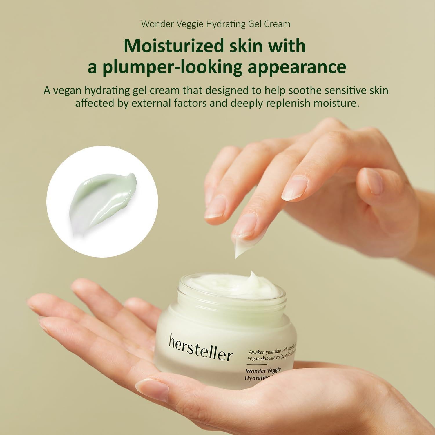 Crema Hidratante en Gel Wonder Veggie 50ml - Vegana y Natural