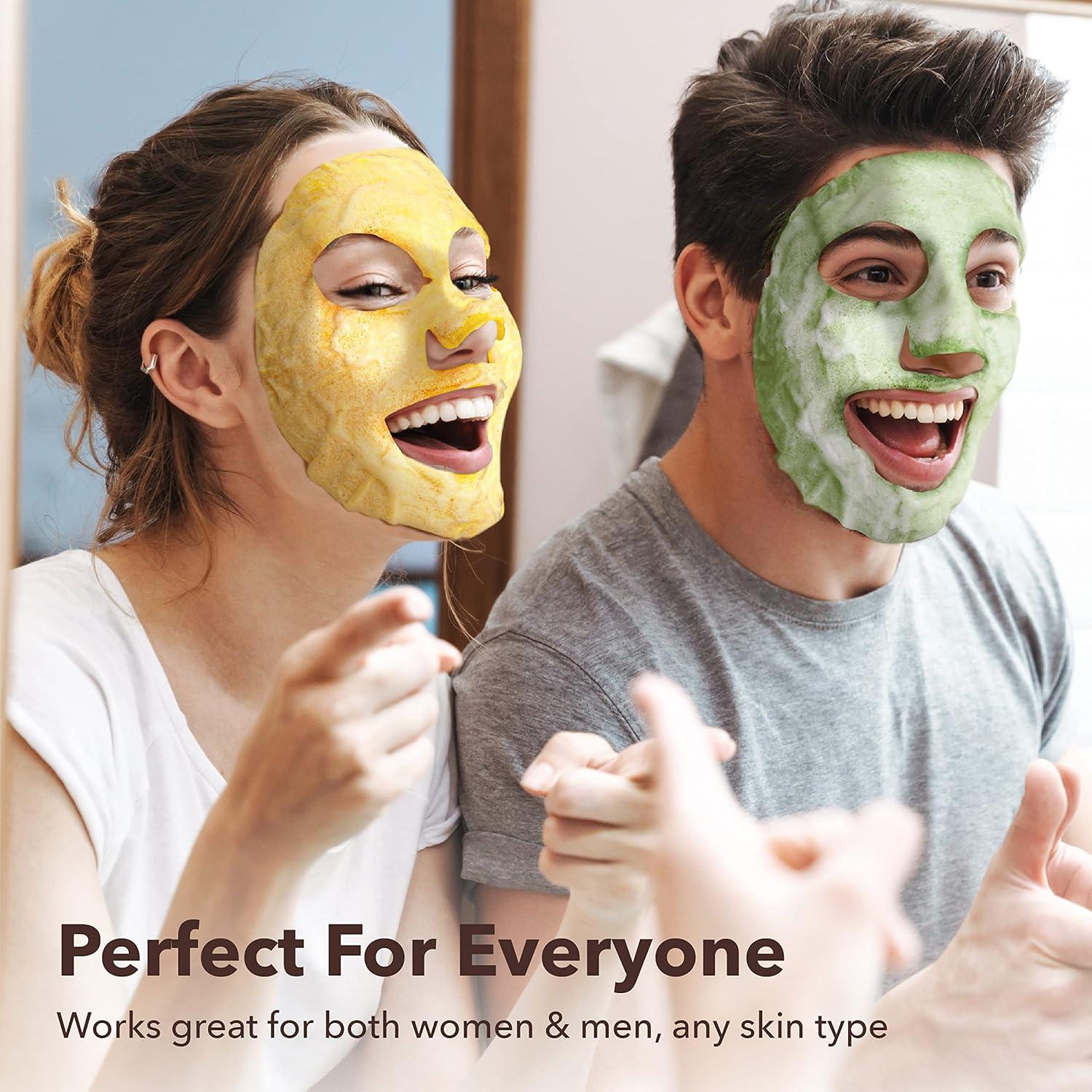 Mascarilla Burbujeante Purificante Verde O2 PUREDERM 5ea 25g