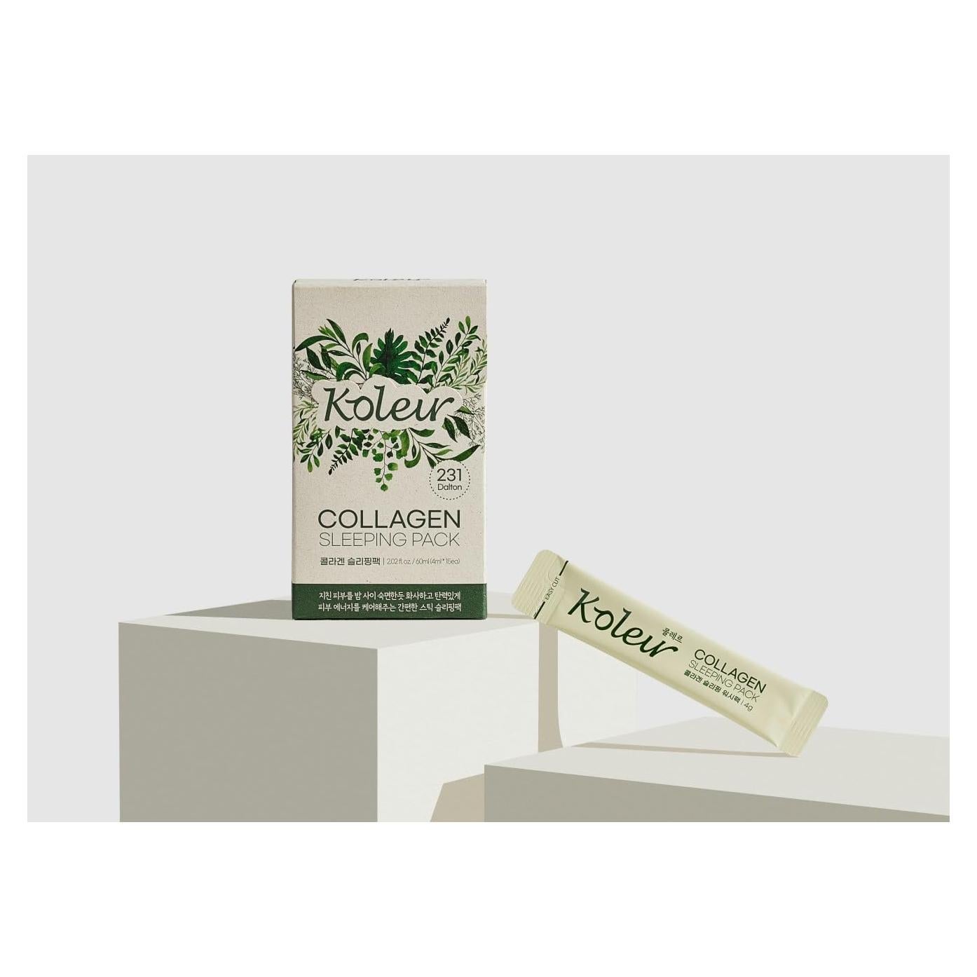 Mascarilla de Noche Koleur Collagen Pack 15 Sticks Niacinamida