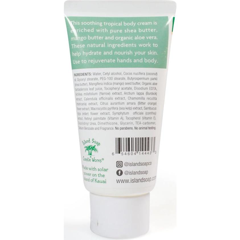 Crema Corporal Island Soap 3 oz Manteca de Karité Piña
